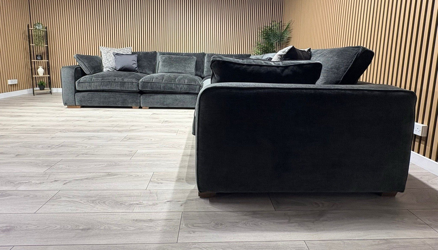 Sofology CAVALLI Fabric Modular 3 Corner 3 Sofa, Slate - RRP £5,499