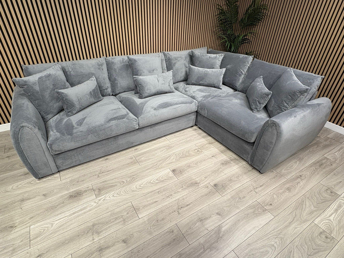 Sofology MARBLE ARCH Style Fabric RHF Corner Sofa, Grey - RRP £3,599