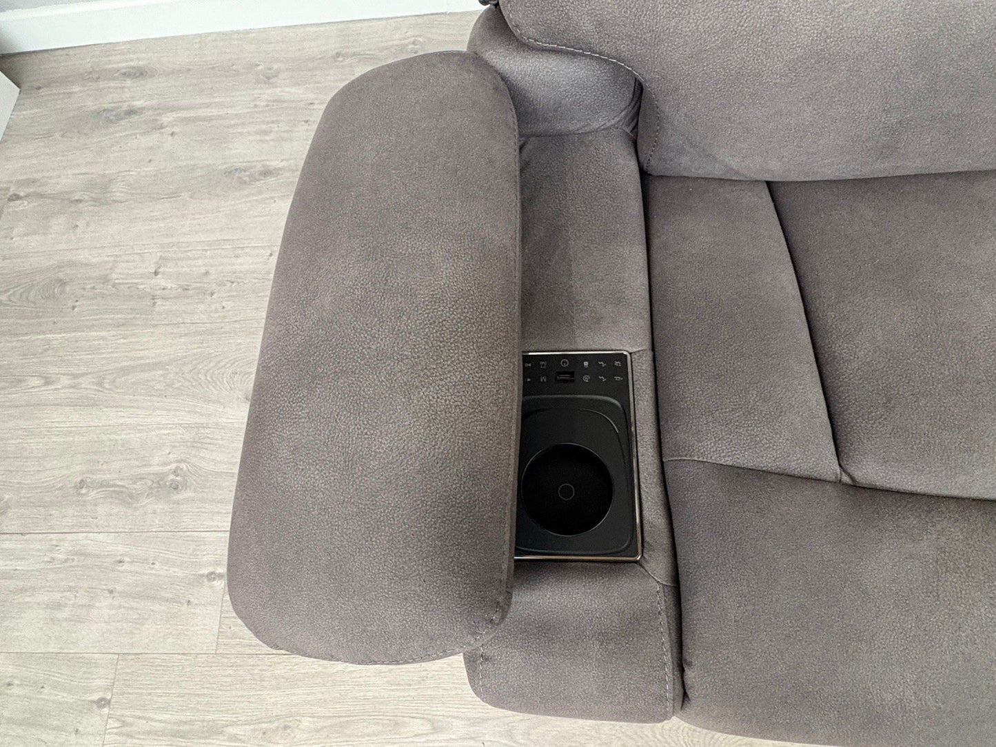 Furniture Village CINEMAX 3 + 2 Seater Power Recliner Media Sofa Set + Footstool