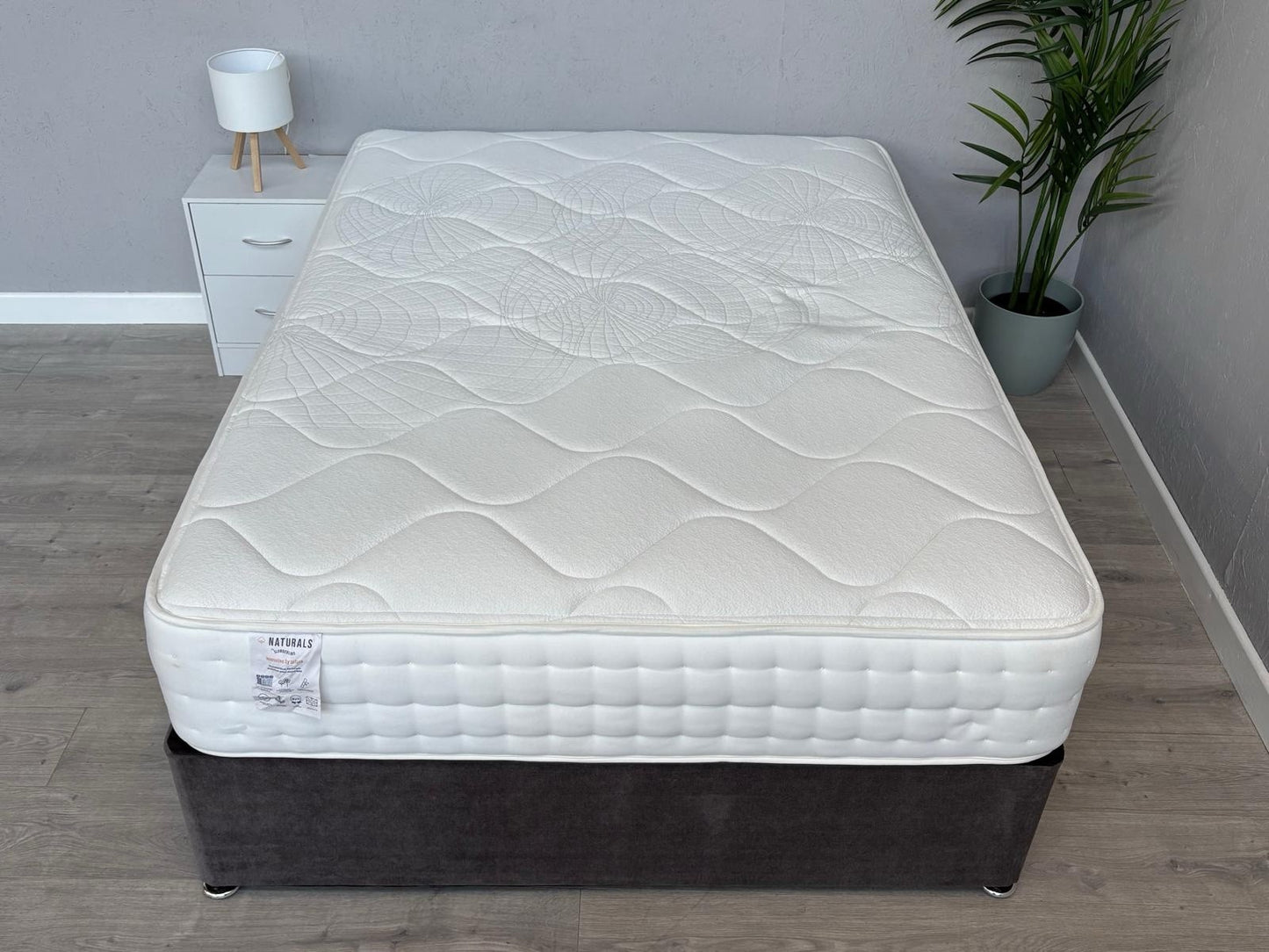 Slumberland NATURALS PREMIUM WOOL 4ft 6 Double Mattress, Firm - RRP £1,099