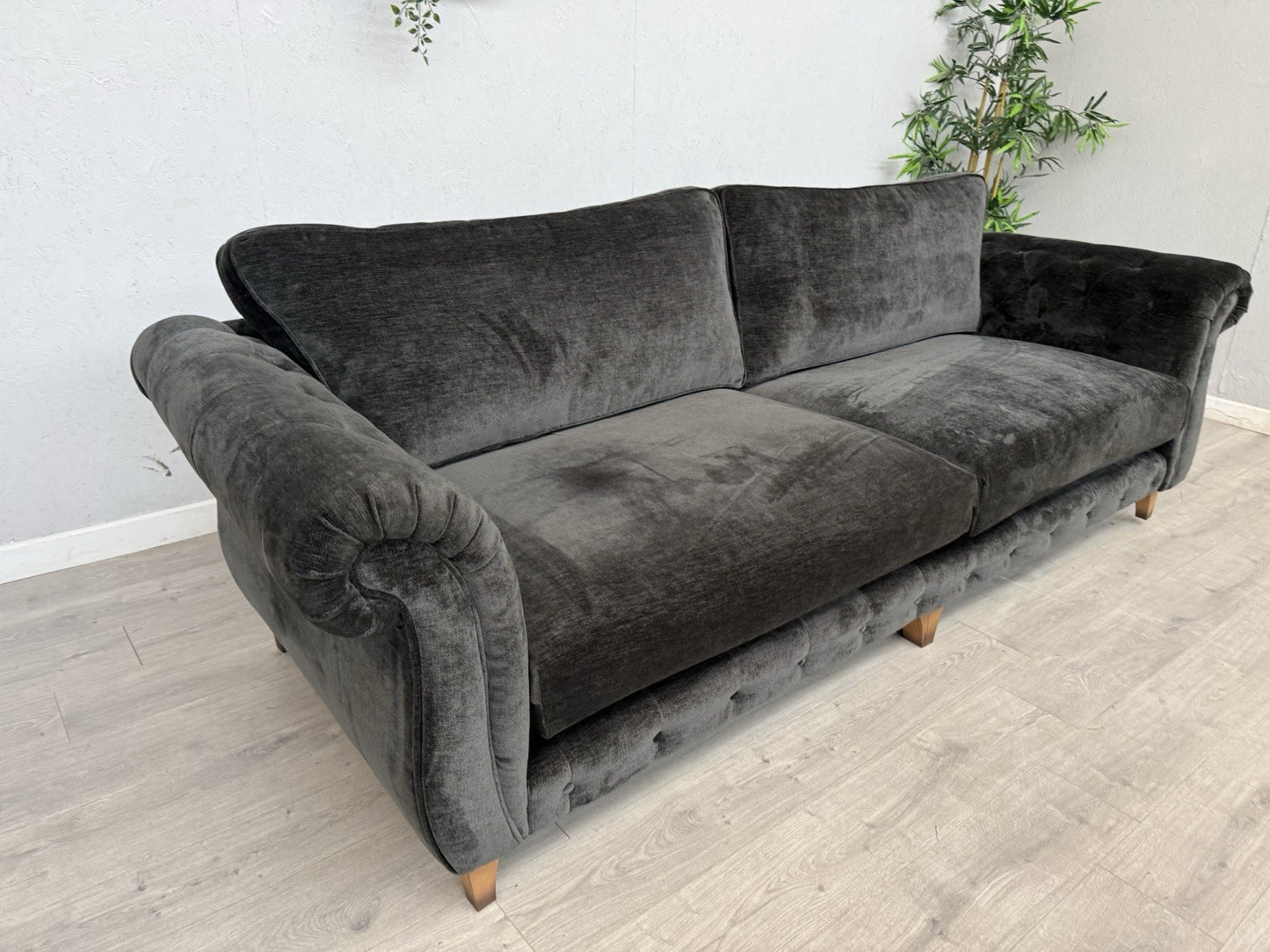 Furniture Village Boutique PALACE Fabric 4 Seater Classic Back Sofa - RRP £2,795