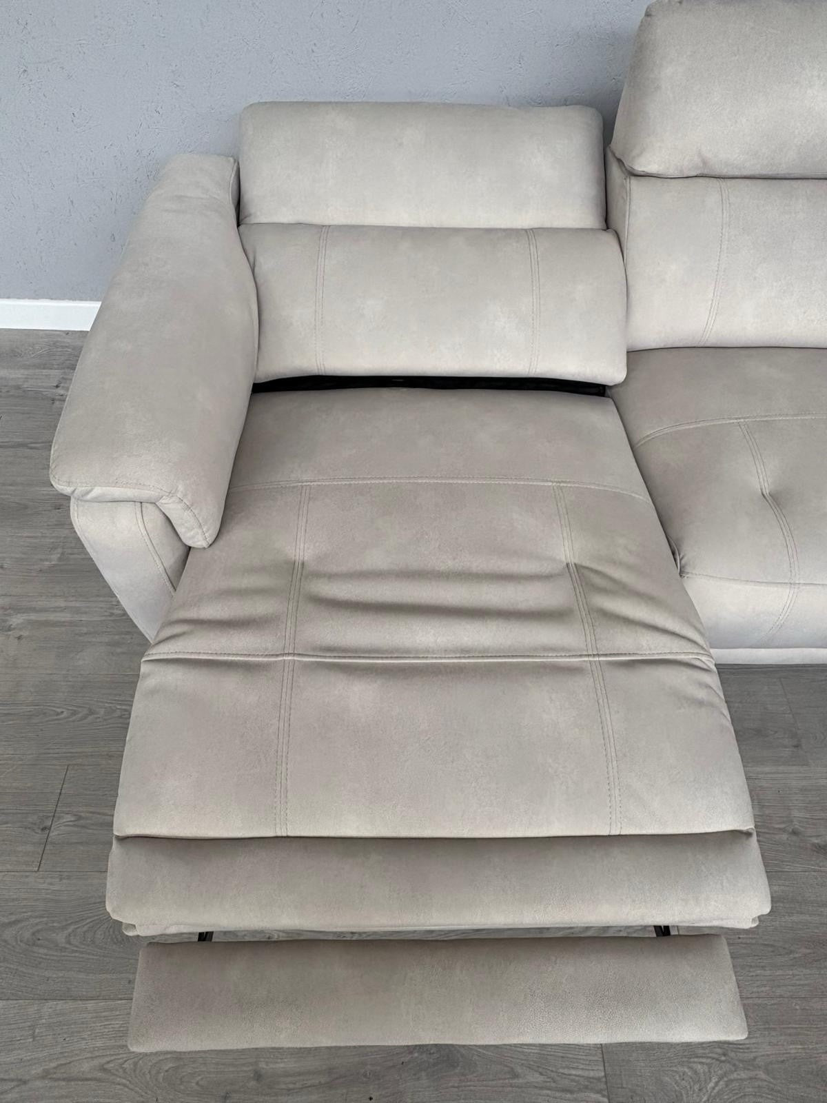Furniture Village MOET Fabric Large Power Recliner Corner Sofa - RRP £3,595
