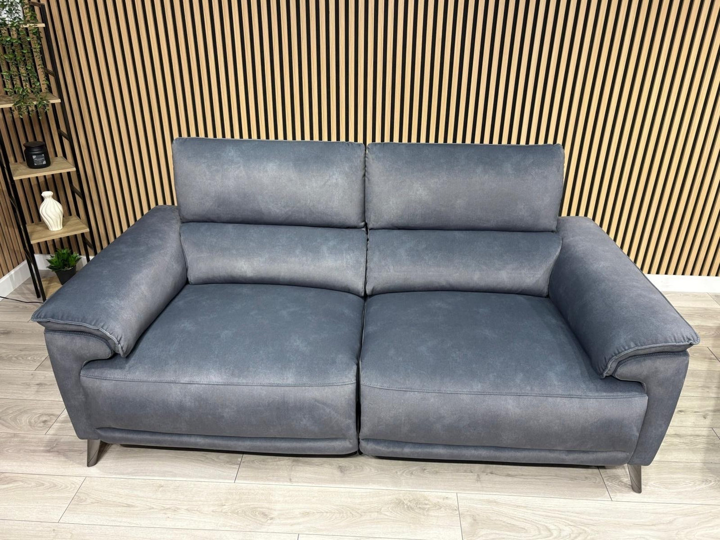 Furniture Village MOET Style Fabric 3 + 2 Seater Power Sofa Set - RRP £3,890