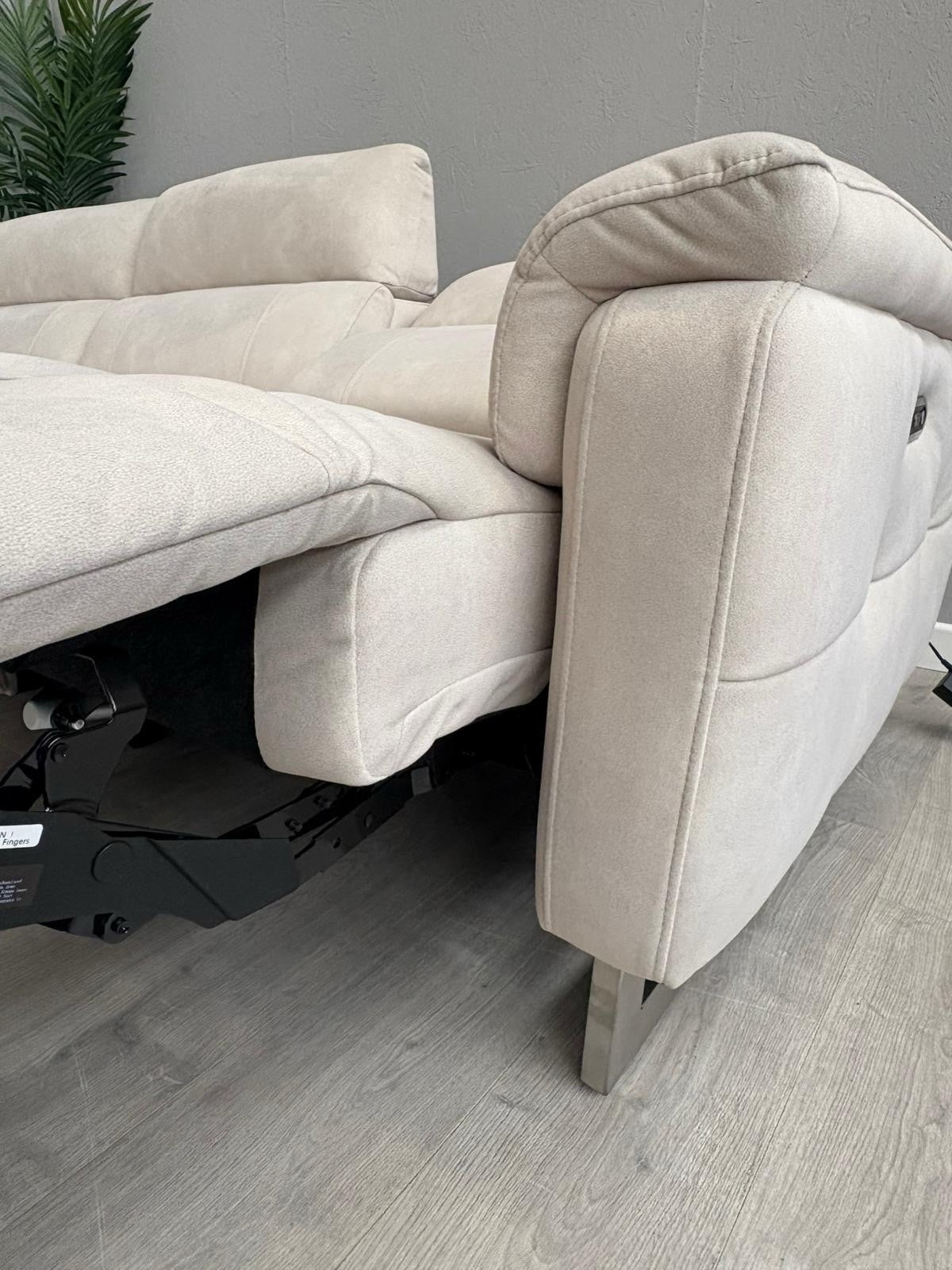 Furniture Village MOET Fabric Large Power Recliner Corner Sofa - RRP £3,595