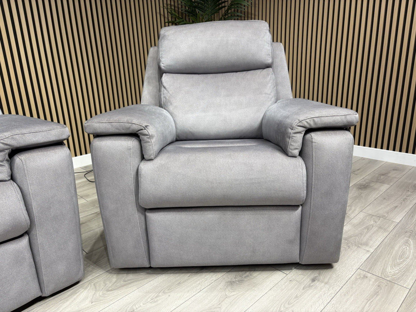 G Plan THORNBURY Fabric 2 Seater Sofa + Armchair, Power Recliners - RRP £5,940