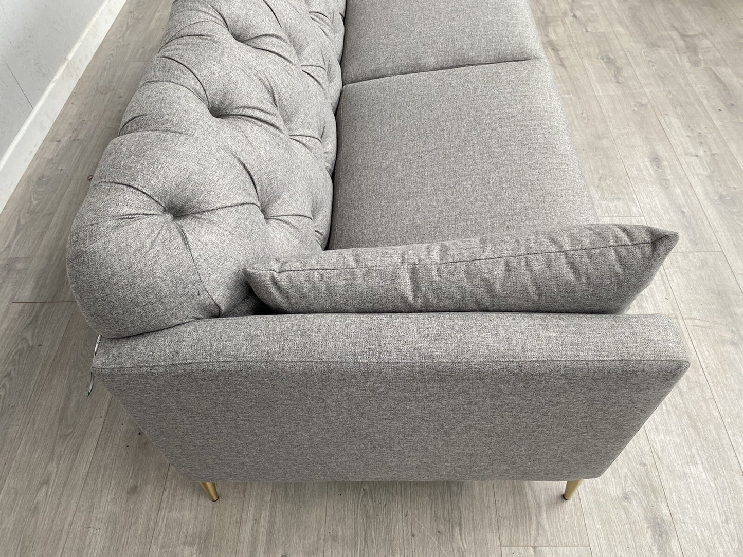 John Lewis - SWOON MENDEL Large 3 Seater Sofa, Cinder Wool Grey - RRP £1,699