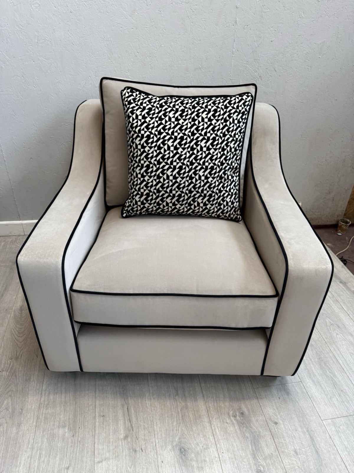 Furniture Village CELINE Fabric 3 Seater Sofa + 2 x Armchairs - RRP £5,685