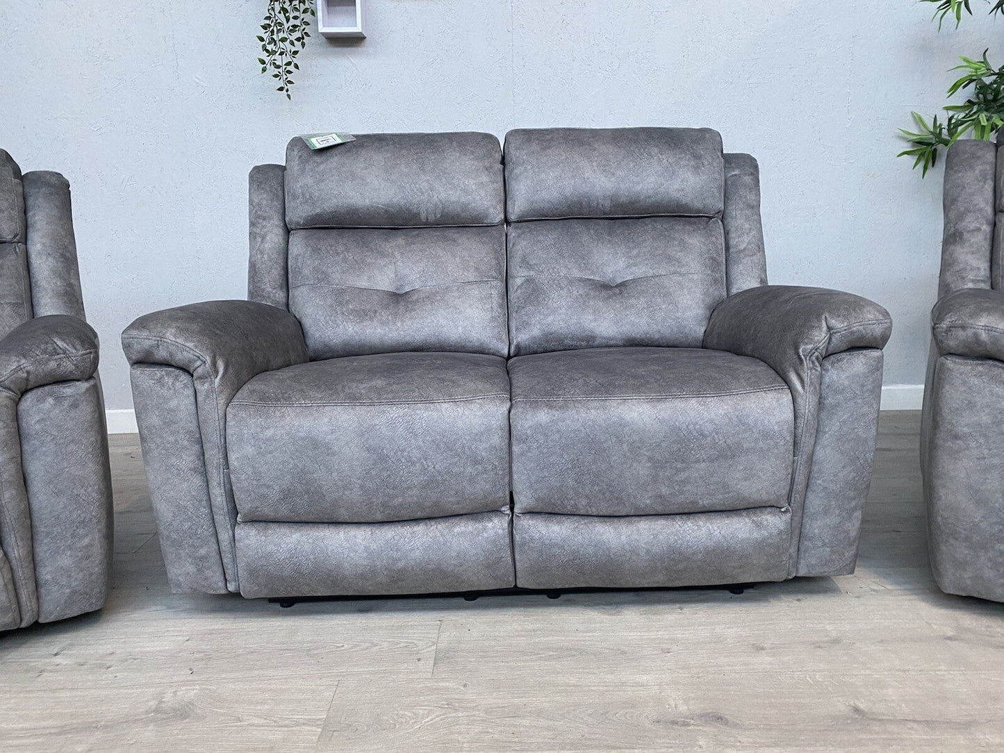 DFS - CASIMIR Style Fabric 2 Seater Sofa + 2 x Armchairs, Recliners - RRP £2,297