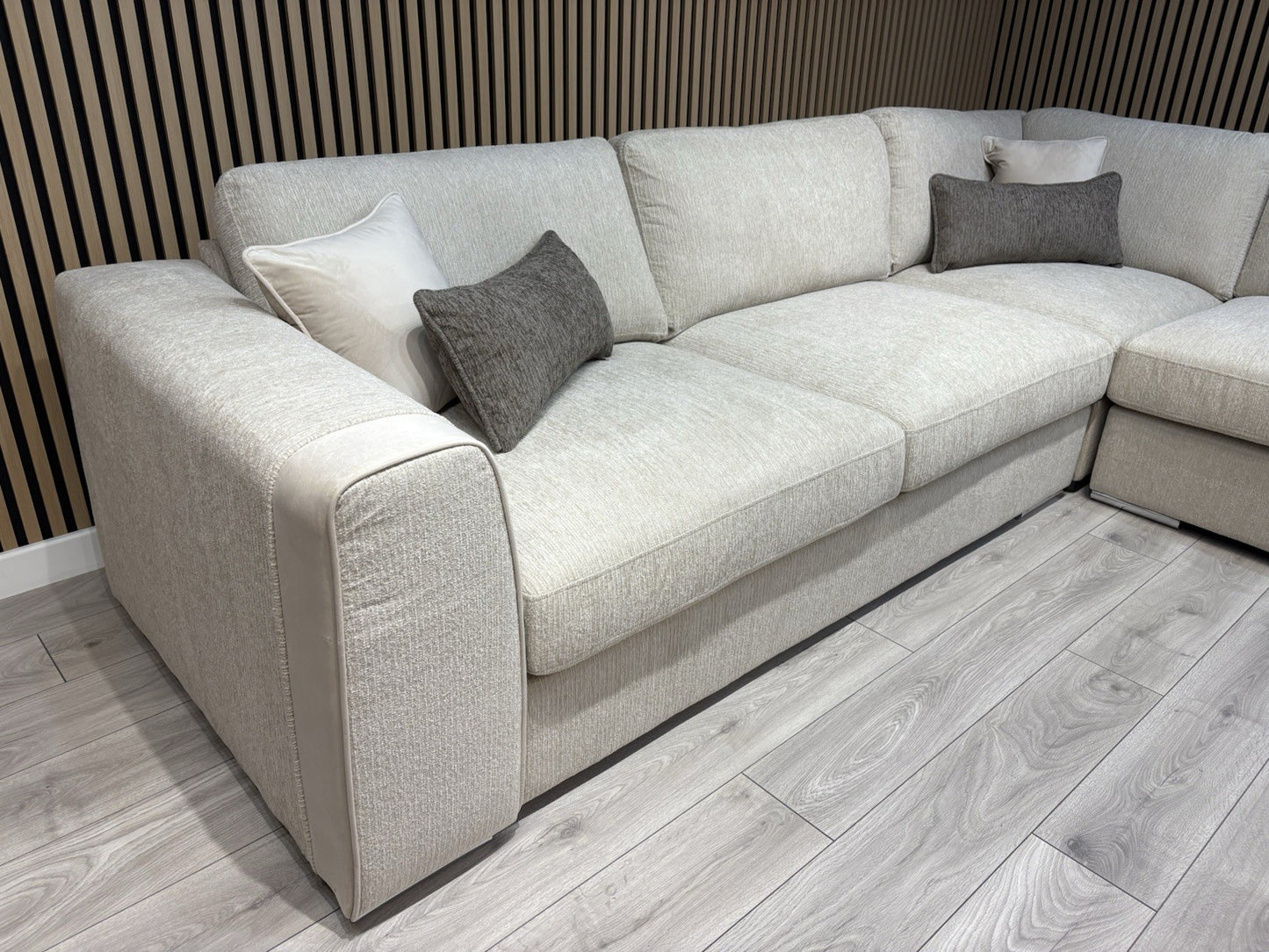 NAPLES Fabric Large Corner Sofa ( 3 Corner 3 ) - RRP £2,495