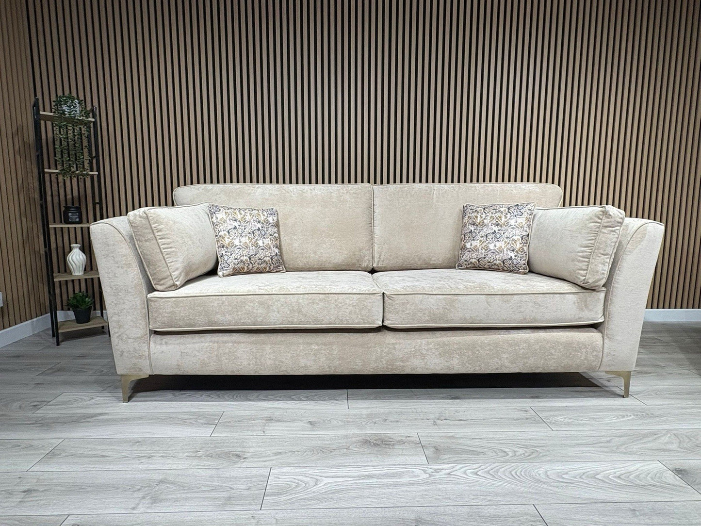 Furniture Village SASHA Fabric 4 Seater Sofa + Large Cuddle Armchair - RRP £3490