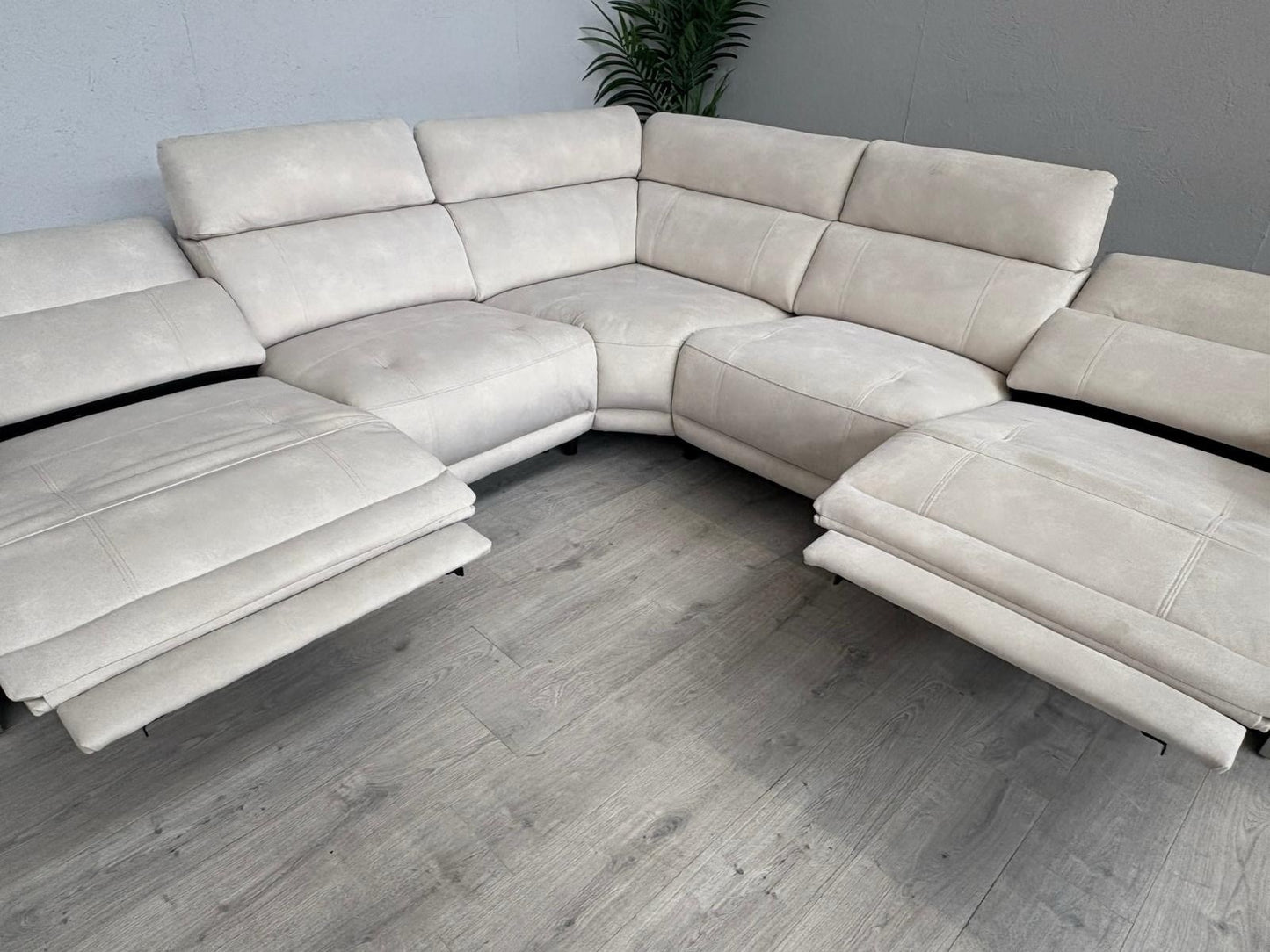 Furniture Village MOET Fabric Large Power Recliner Corner Sofa - RRP £3,595