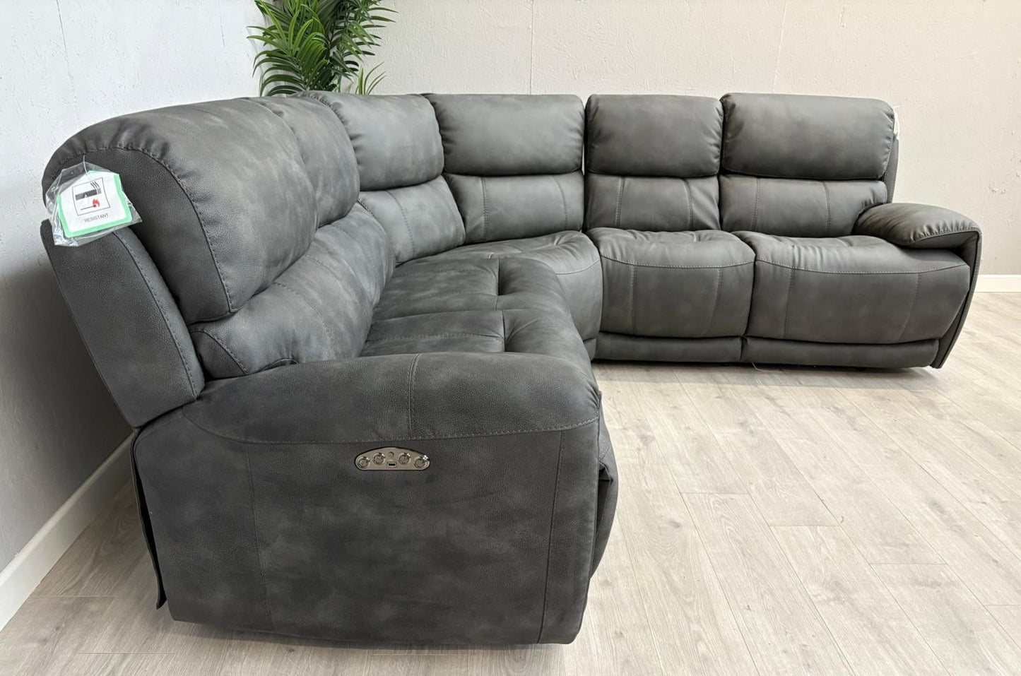Furniture Village - LINK Fabric Large Power Recliner Corner Sofa - RRP £2,445