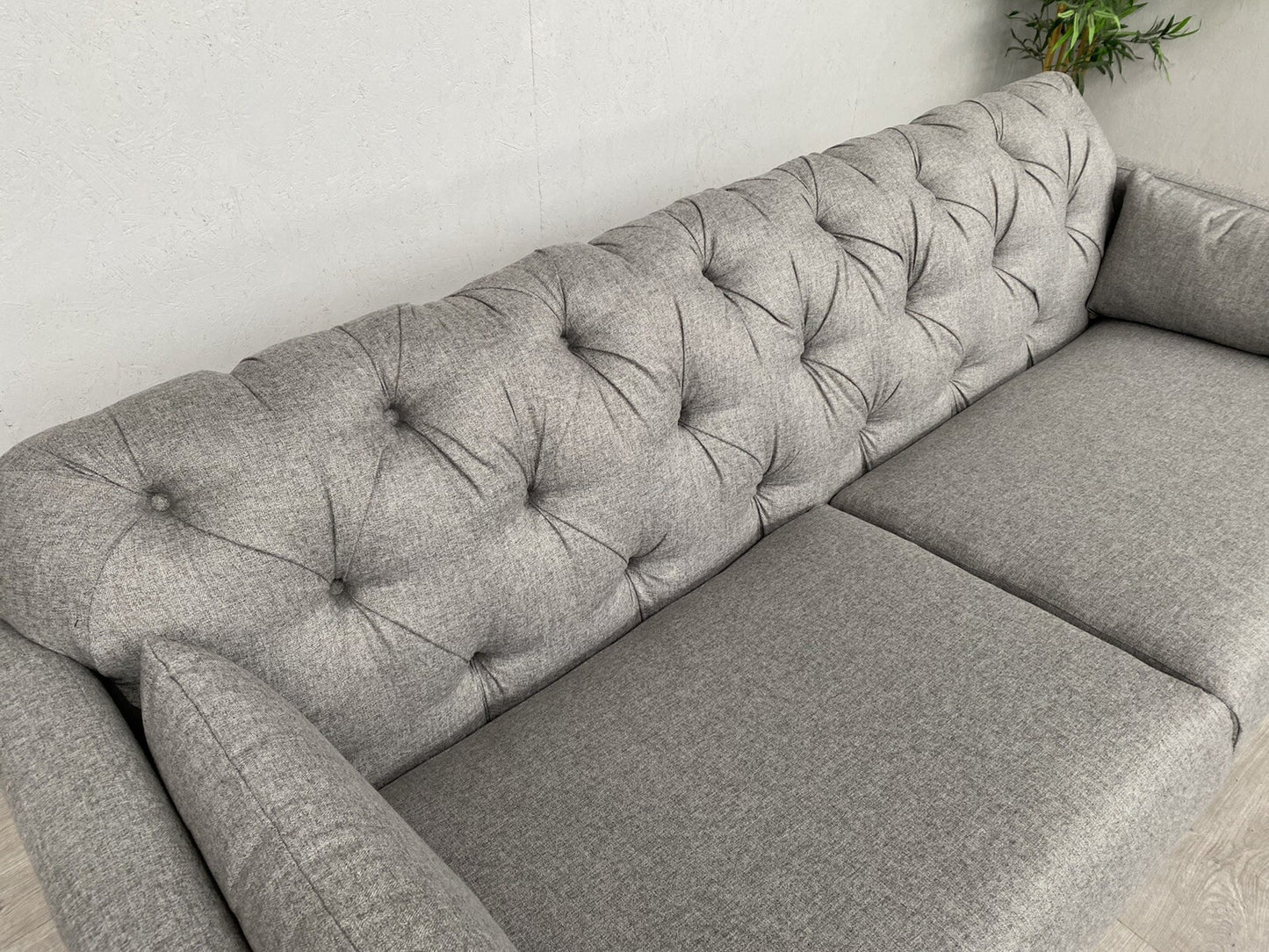 John Lewis - SWOON MENDEL Large 3 Seater Sofa, Cinder Wool Grey - RRP £1,699