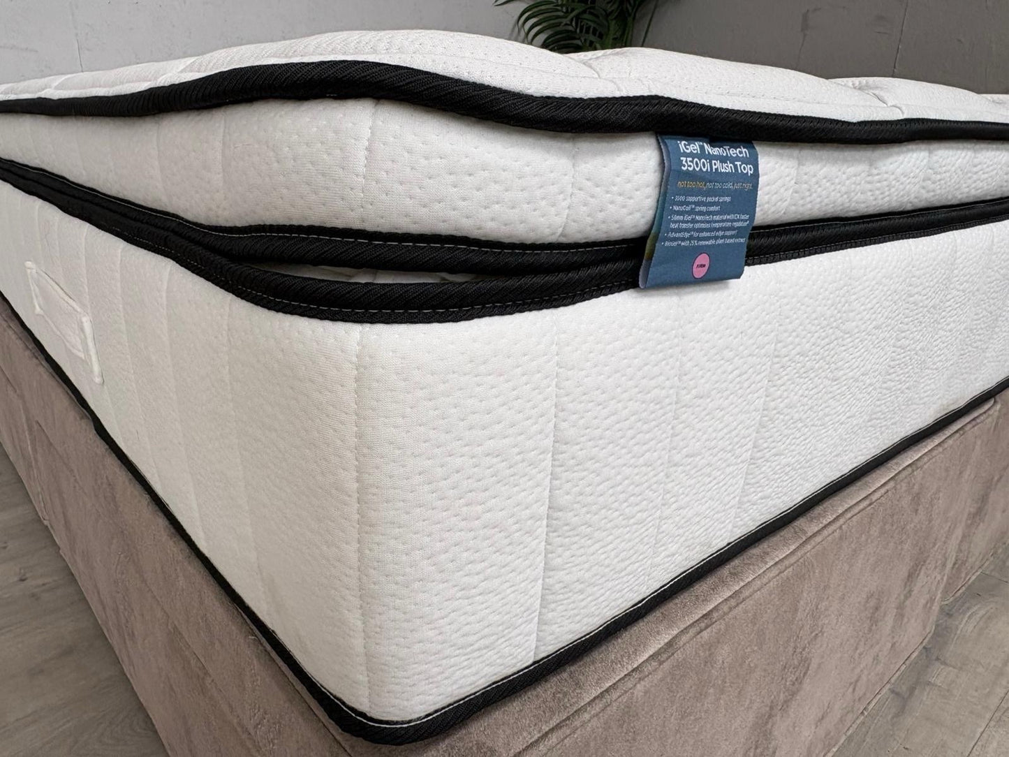 IGEL Nanotech 3500i Plushtop 6ft Superking Mattress, Firm - RRP £2,299