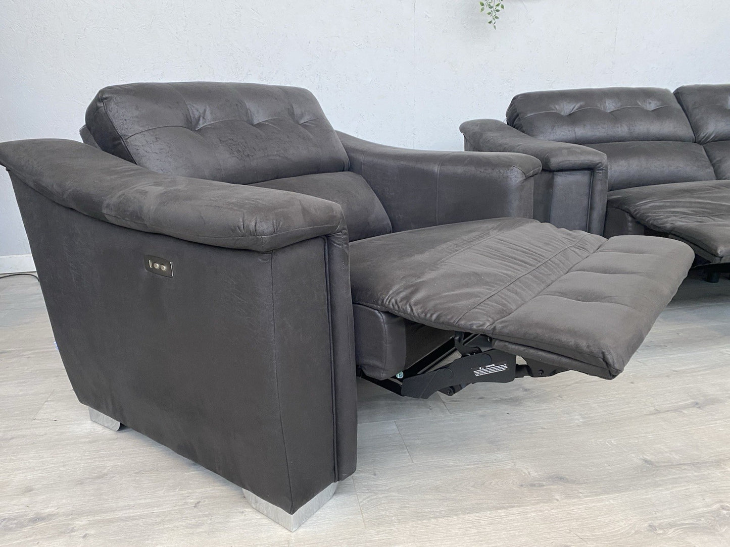 DFS - La-Z-Boy NEW HOLLYWOOD Fabric 3 + 2 Seater Sofas + Cuddler Armchair, Power