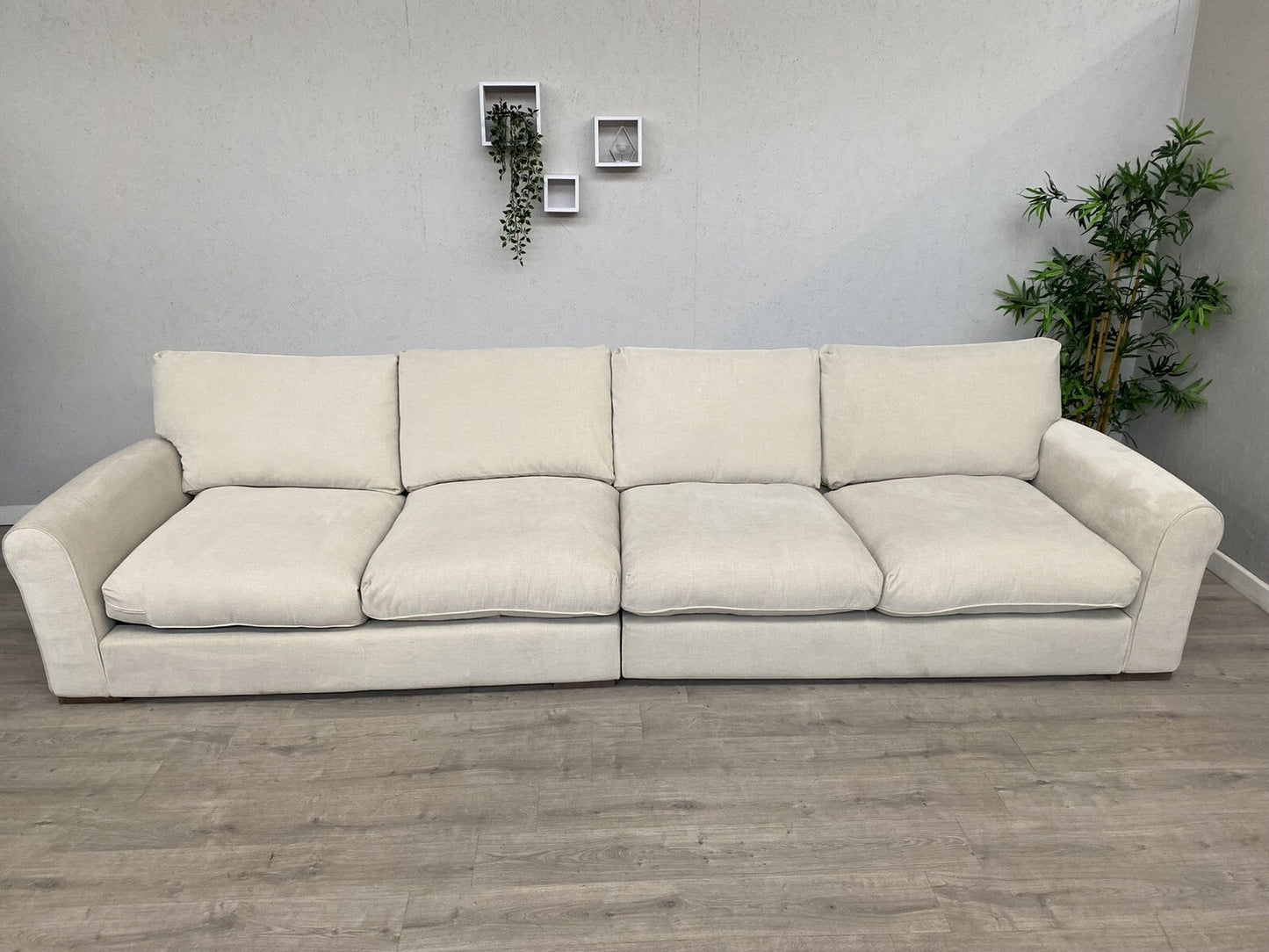 Westbridge - TEACAKE Grand Split Extra Large Fabric Sofa - RRP £3,995