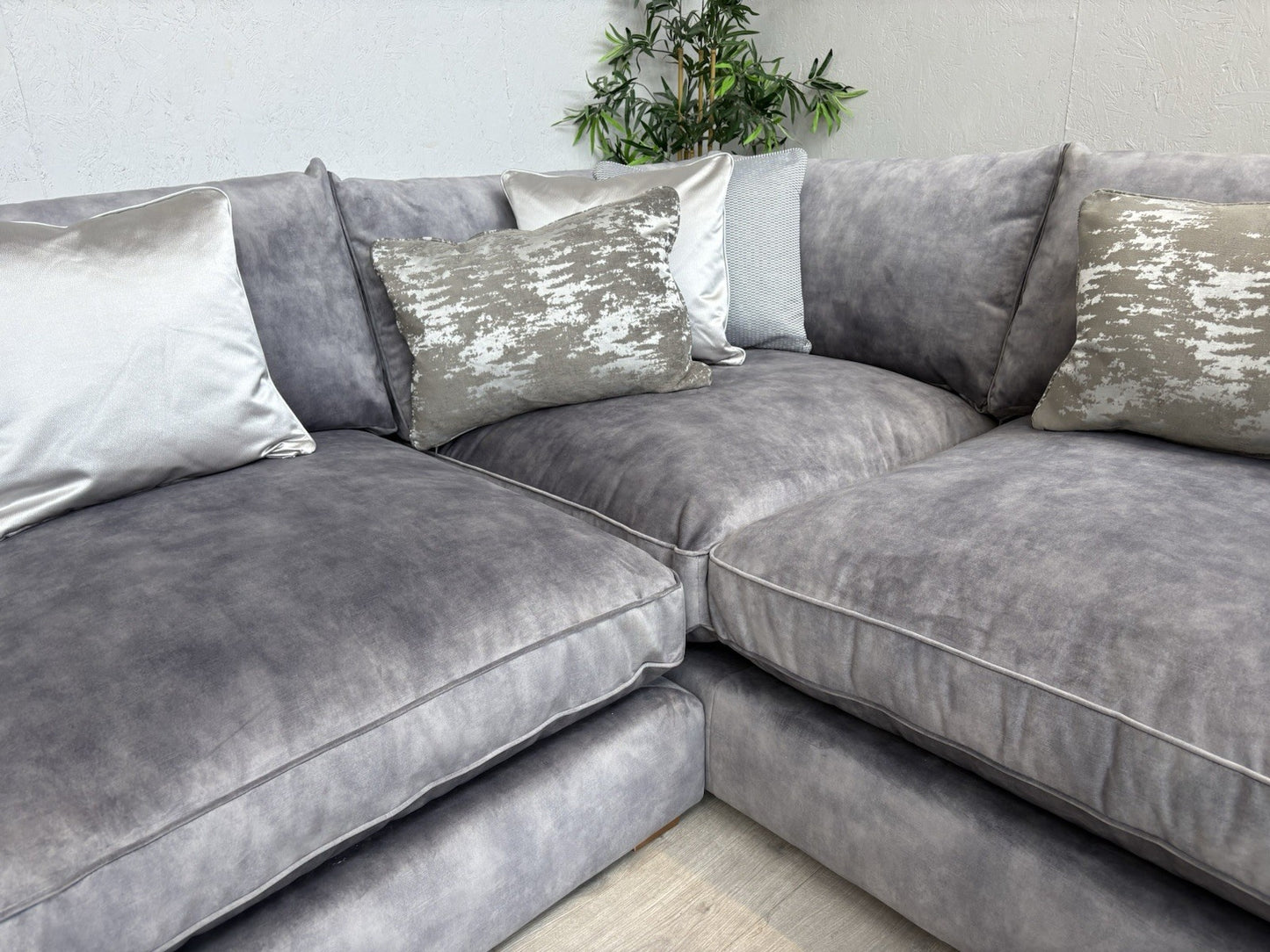 Sofology - EMPEROR Fabric Large 3 Corner 1.5 Open End Chaise Sofa - RRP £5,399