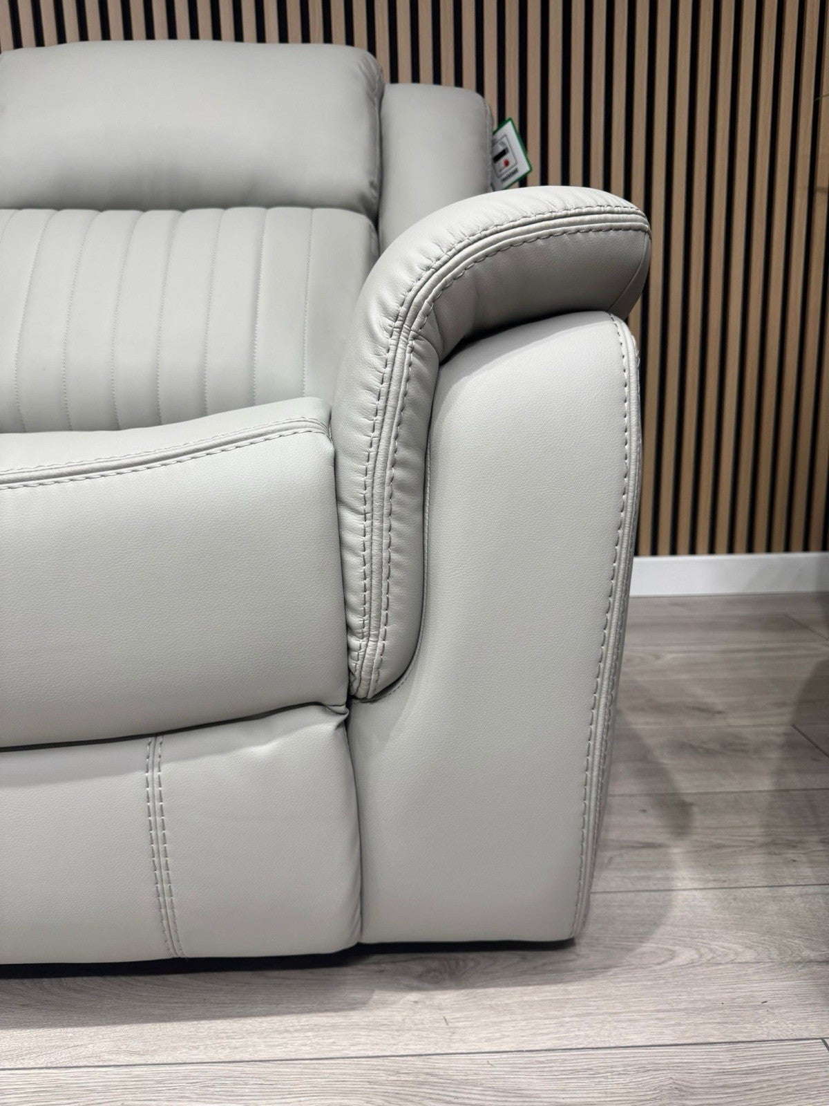 DOMINO Leather 3 Seater Sofa + 2 x Armchairs Set, Power Recliners - RRP £3,495