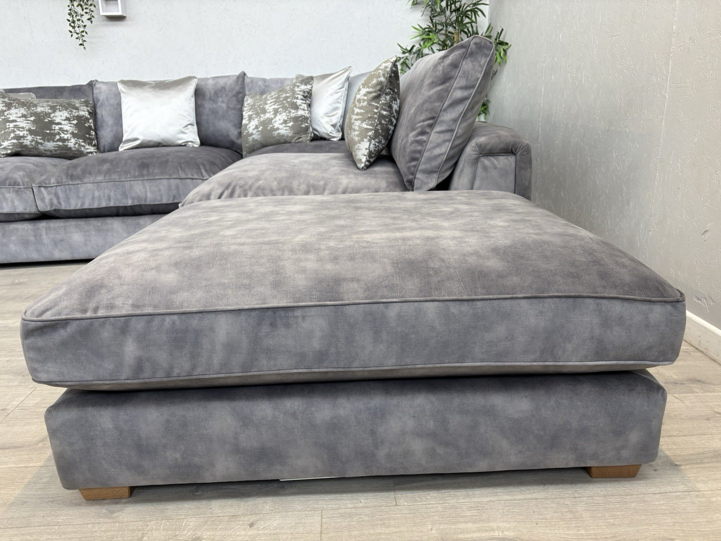 Sofology - EMPEROR Fabric Large 3 Corner 1.5 Open End Chaise Sofa - RRP £5,399