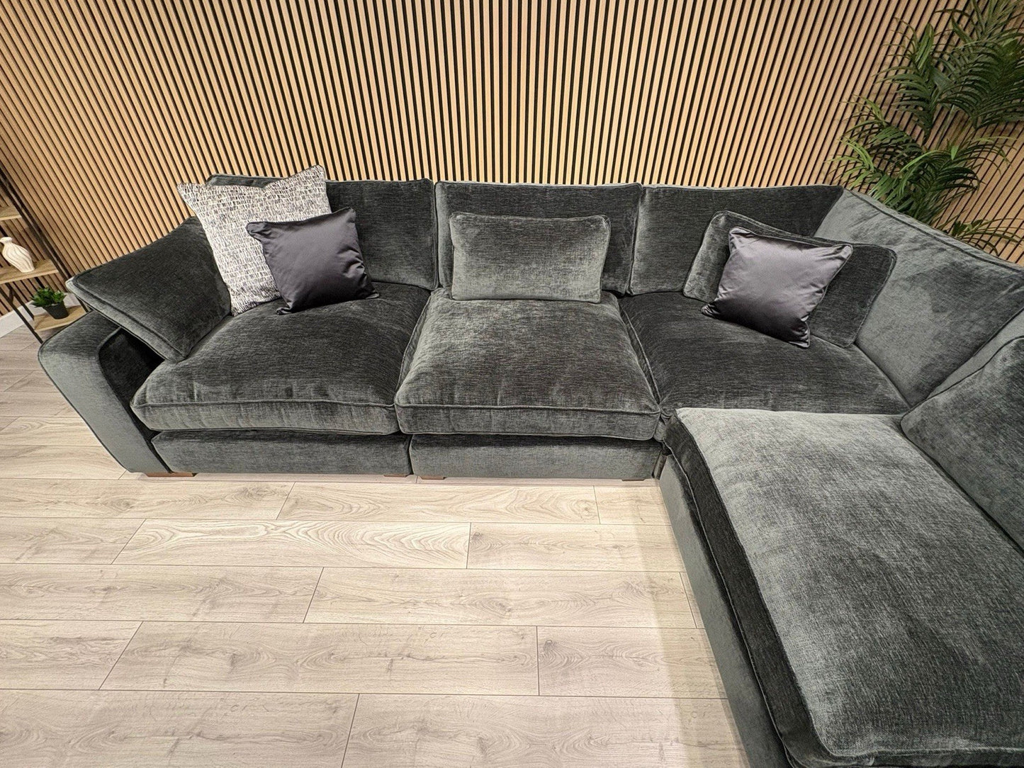 Sofology CAVALLI Fabric Modular 3 Corner 3 Sofa, Slate - RRP £5,499