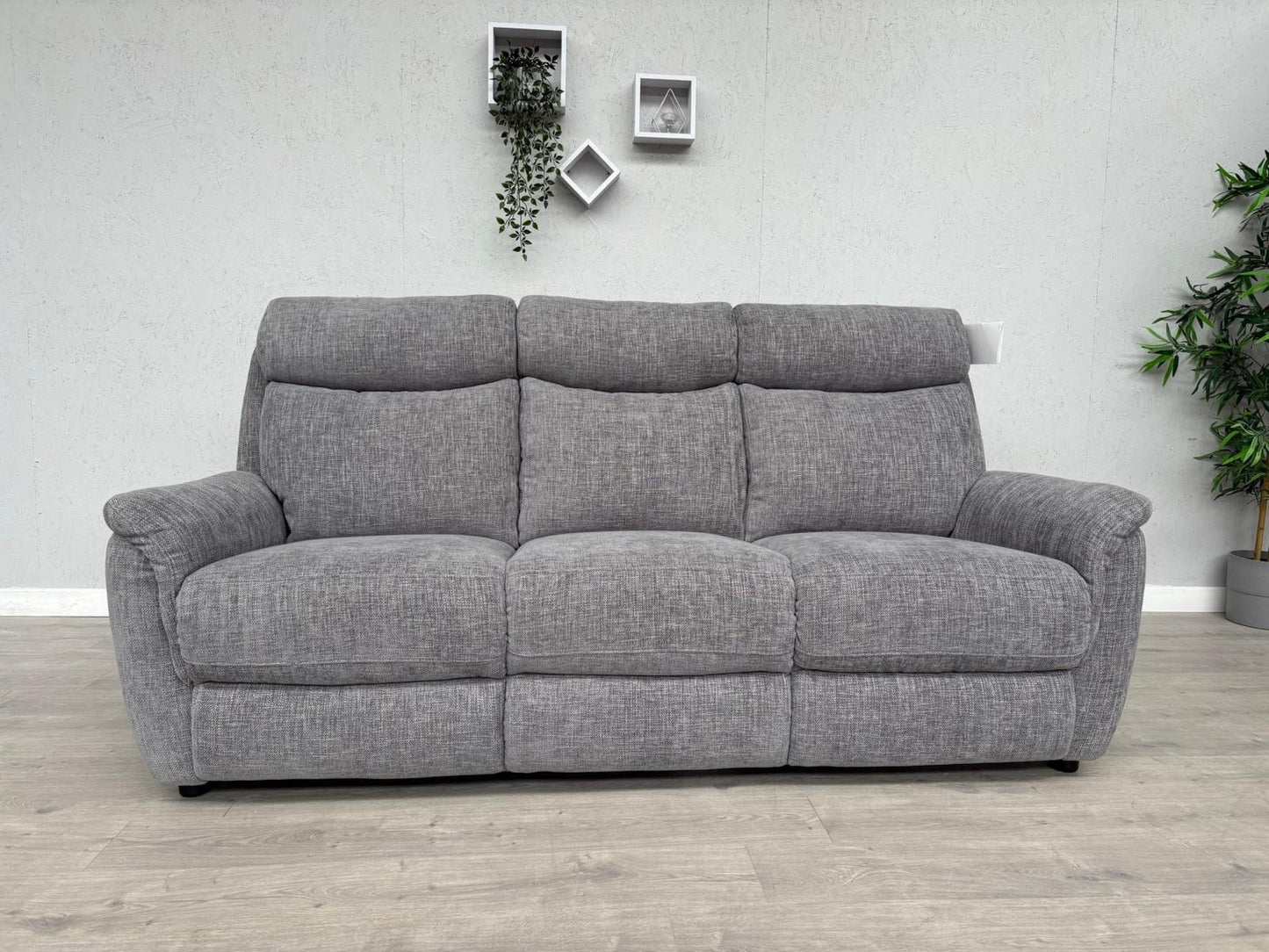 Furniture Village - ORLANDO Fabric 3 Seater Sofa, Anivia Brown - RRP £1,895