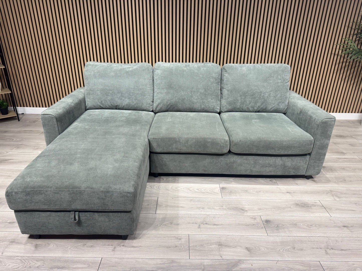 Furniture Village ESPRIT Fabric LHF Storage Chaise Corner Sofa - RRP £1,395