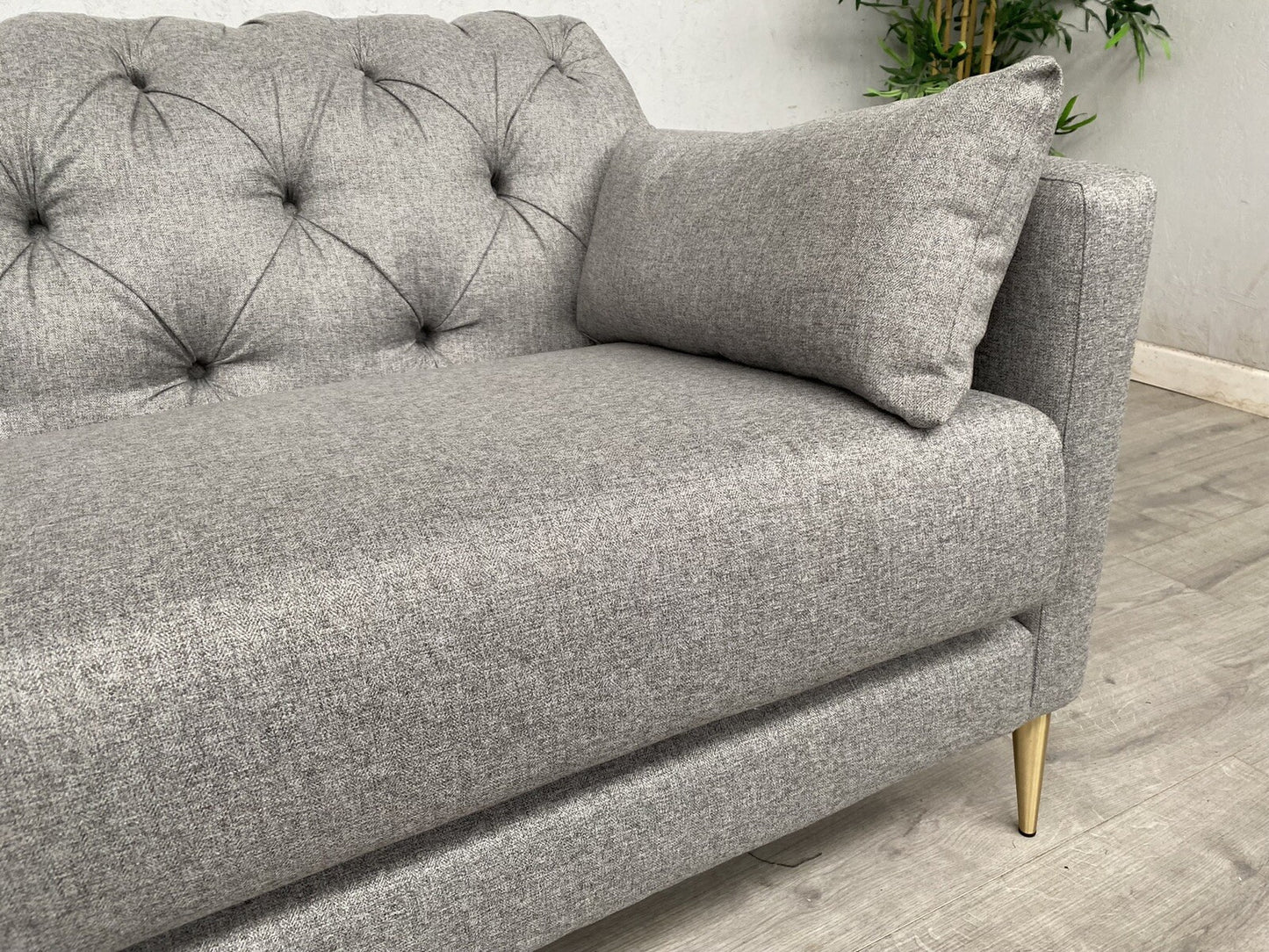 John Lewis - SWOON MENDEL Large 3 Seater Sofa, Cinder Wool Grey - RRP £1,699