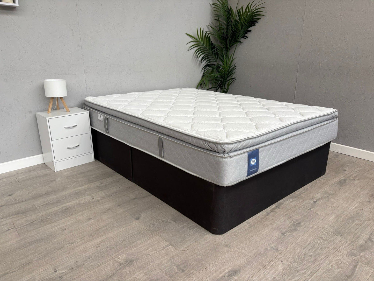 Sealy Advantage Sapphire Geltex Pillow 5ft Kingsize Mattress, Medium - RRP £869