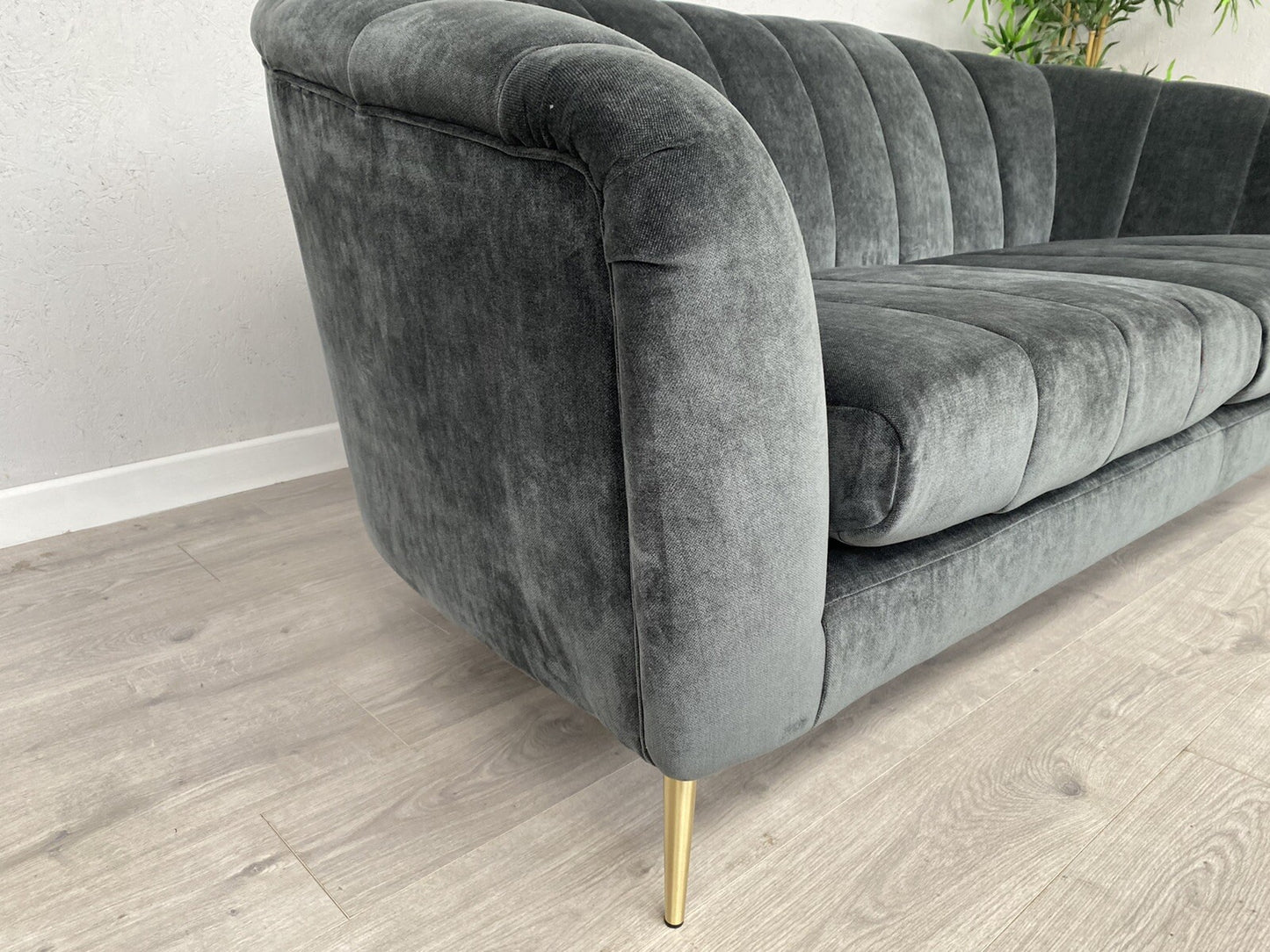 Sofology - OPULENT Large 3 Seater Sofa, Black - RRP £2,199