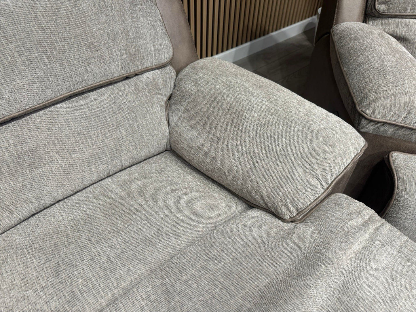 DFS LAKELYN Style Fabric 3 + 2 Seater Sofa + Armchair Set, Manual Recliners