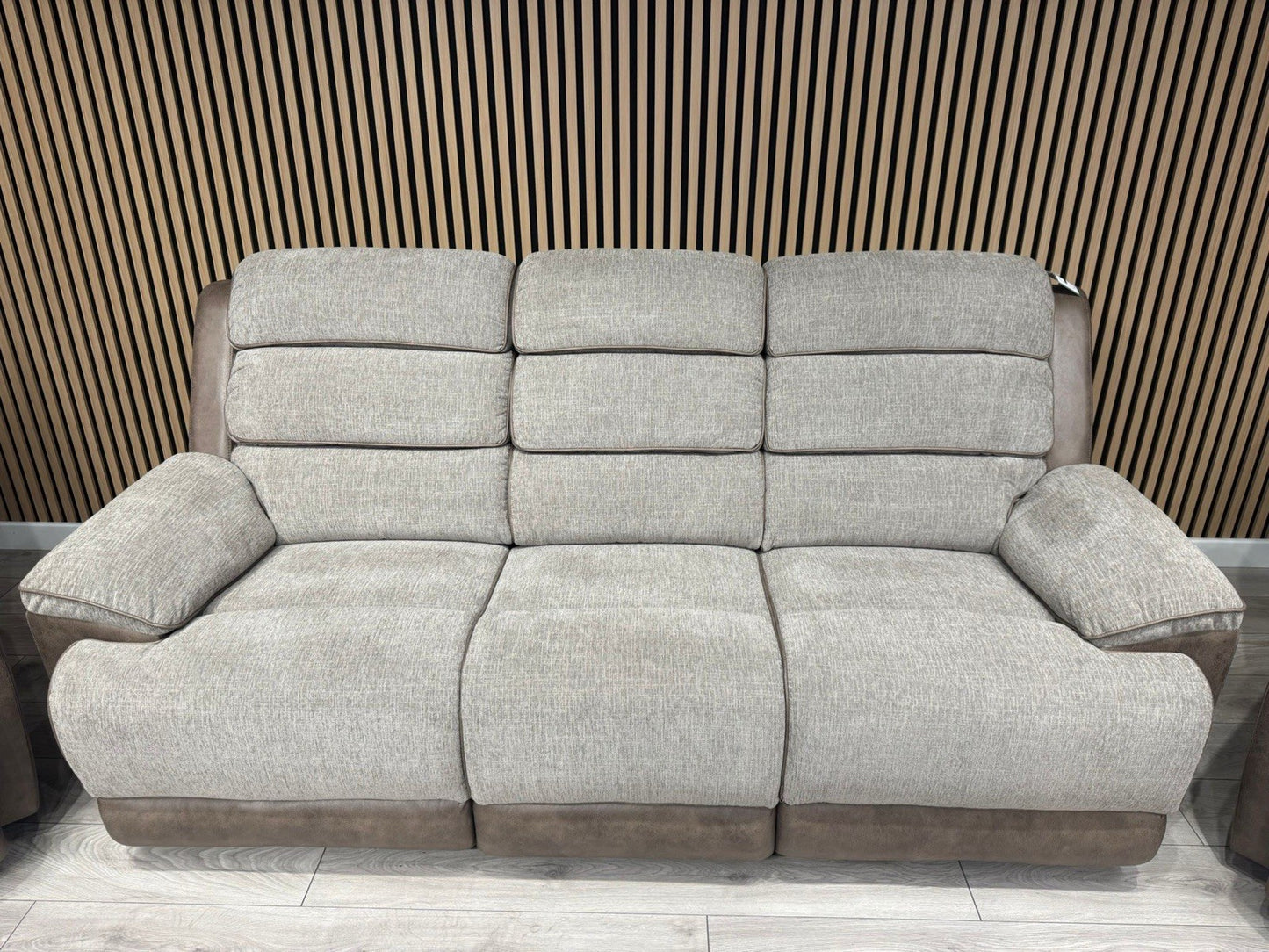 DFS LAKELYN Style Fabric 3 + 2 Seater Sofa + Armchair Set, Manual Recliners