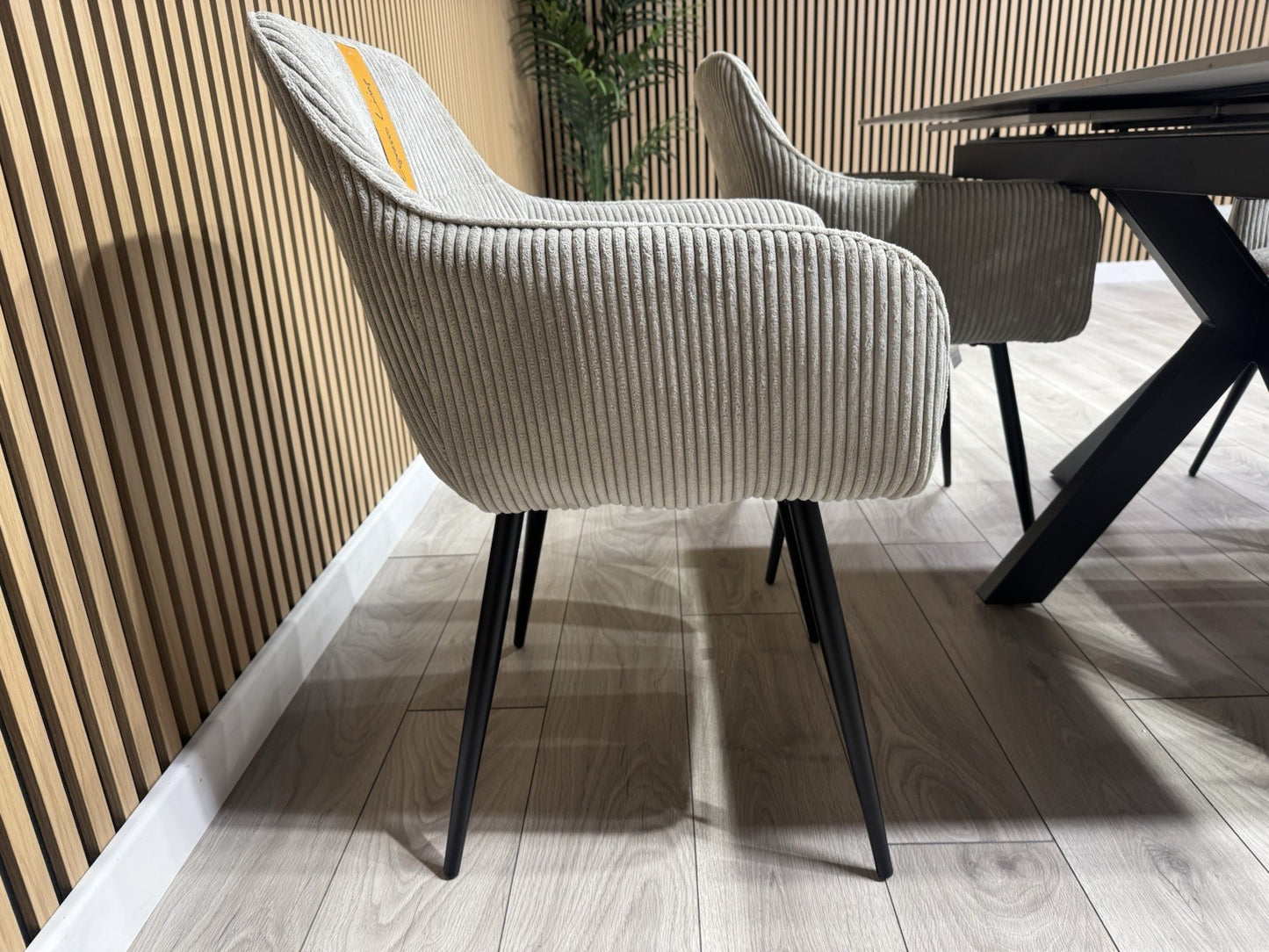 NEXT Sample - CRETE Marble Effect Extending Dining Table + 4 x Chairs. RRP £1899