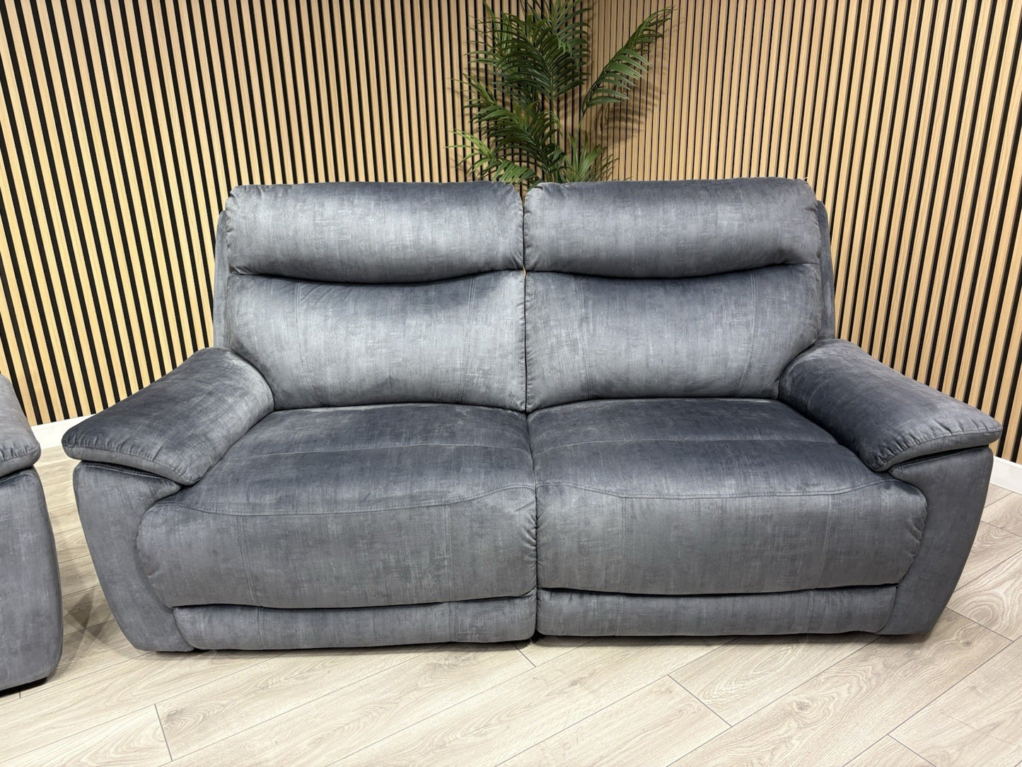 Furniture Village SLOANE Fabric 3 Seater Power Recliner Sofa - RRP £1,095