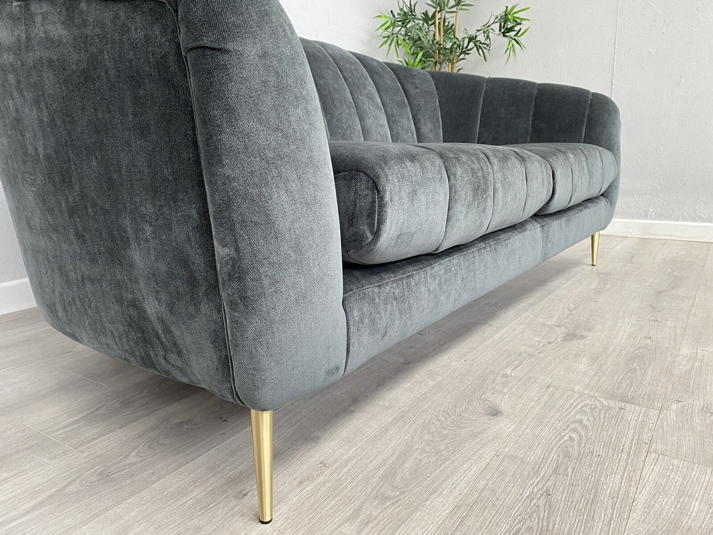 Sofology - OPULENT Large 3 Seater Sofa, Black - RRP £2,199