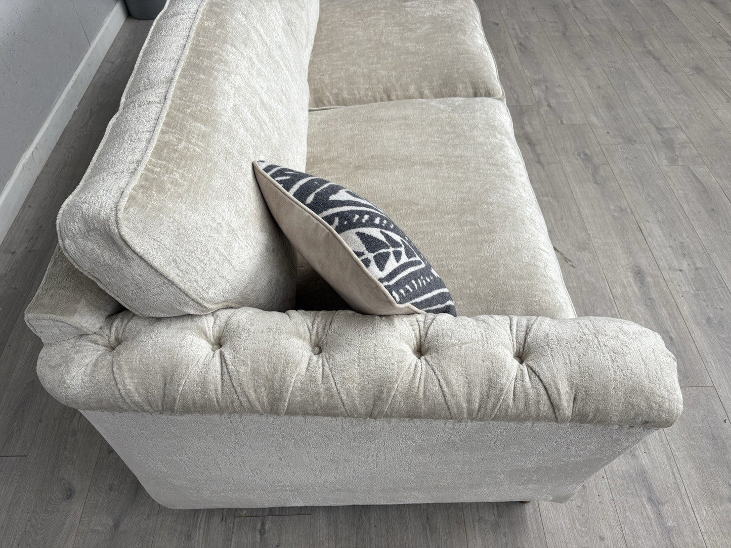 Westbridge - LUCILLE Extra Large Fabric 4 Seater Sofa, Oyster - RRP £2,695