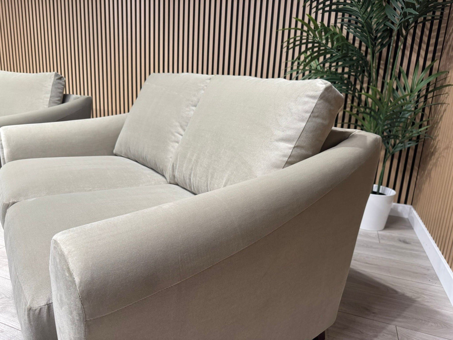 Laura Ashley BASLOW Style Fabric 3 Seater + 2 Seater Sofa Set - RRP £2,800