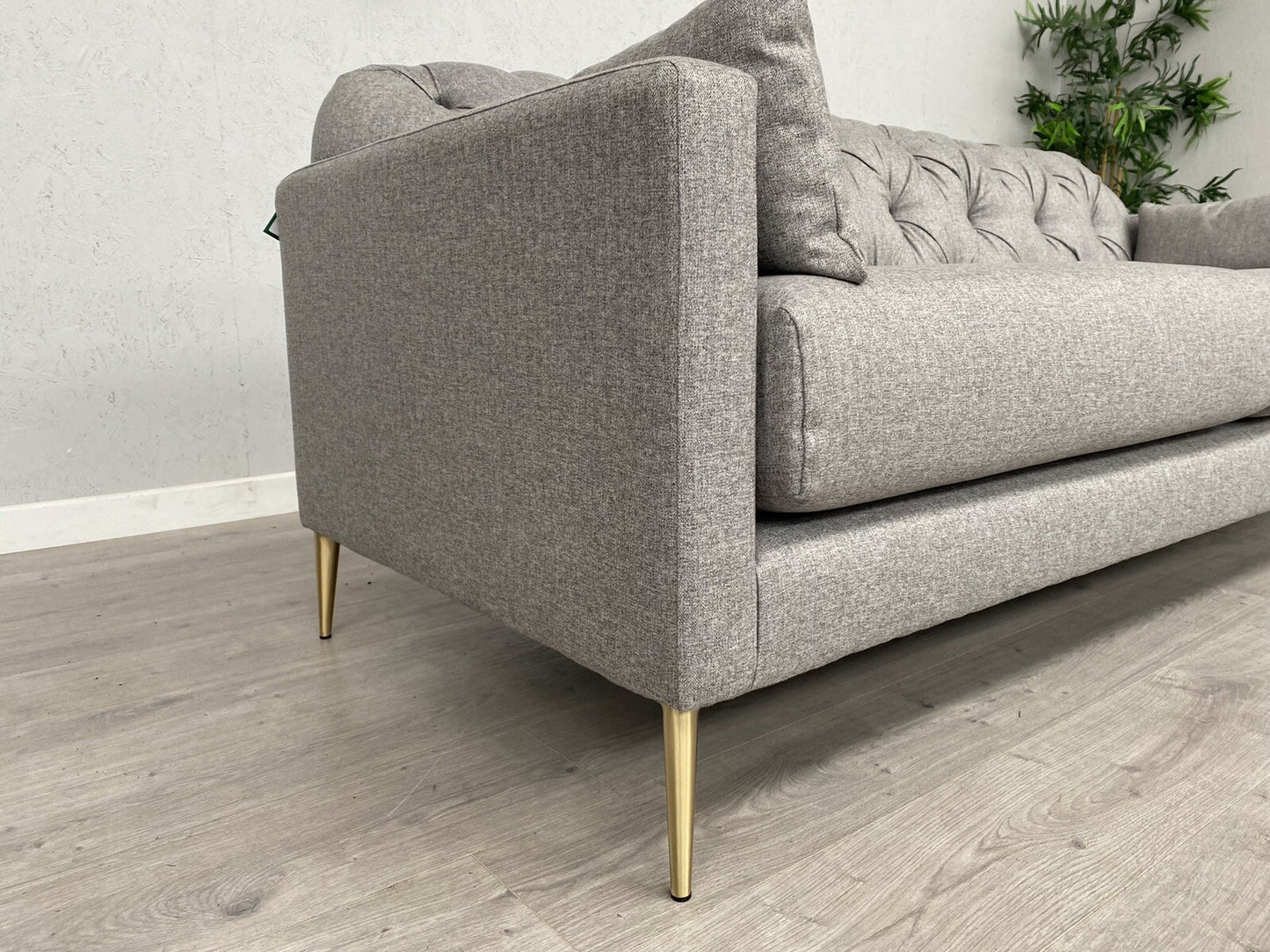 John Lewis - SWOON MENDEL Large 3 Seater Sofa, Cinder Wool Grey - RRP £1,699