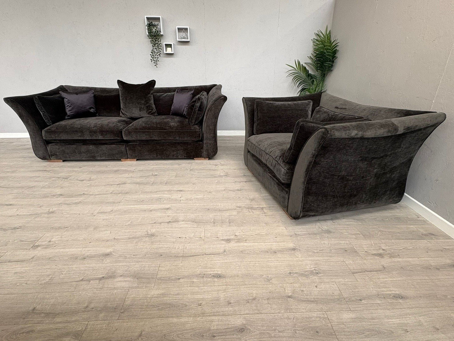 Sofology Westbridge OPERA Fabric Large 4 Seater Sofa + Snuggler Chair, RRP £4598