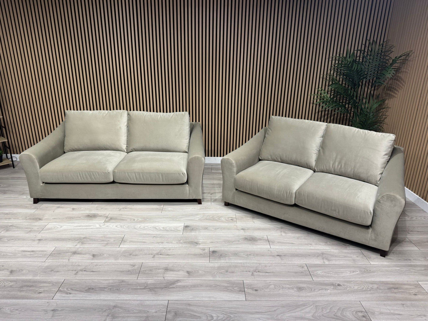 Laura Ashley BASLOW Style Fabric 3 Seater + 2 Seater Sofa Set - RRP £2,800