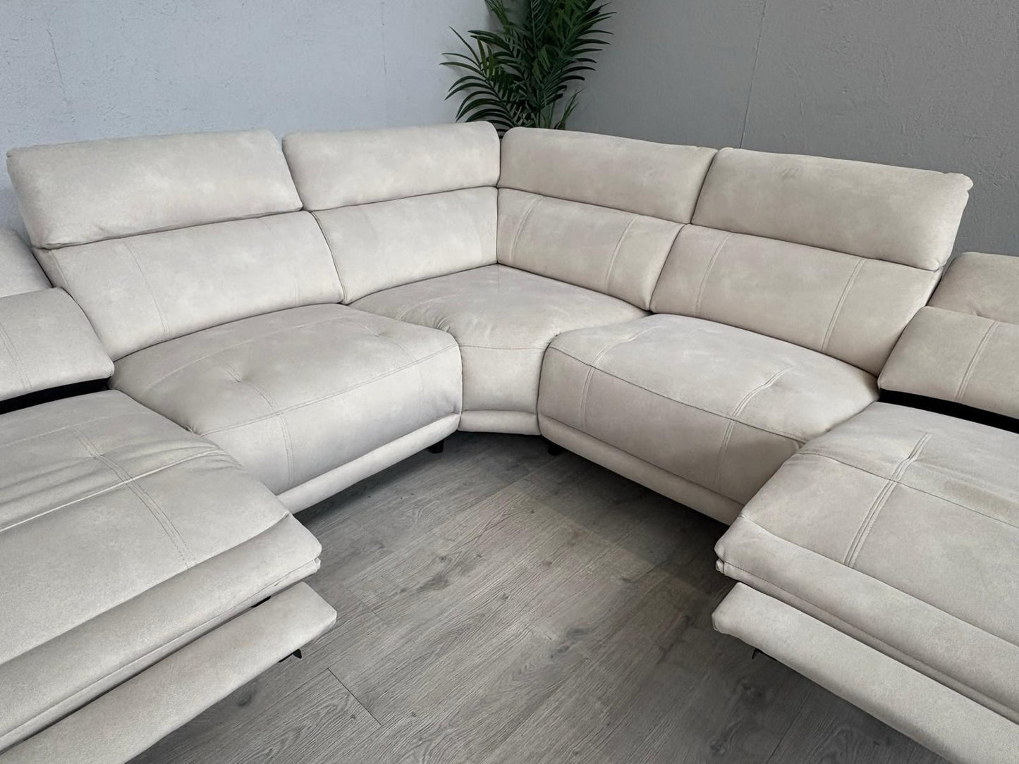 Furniture Village MOET Fabric Large Power Recliner Corner Sofa - RRP £3,595