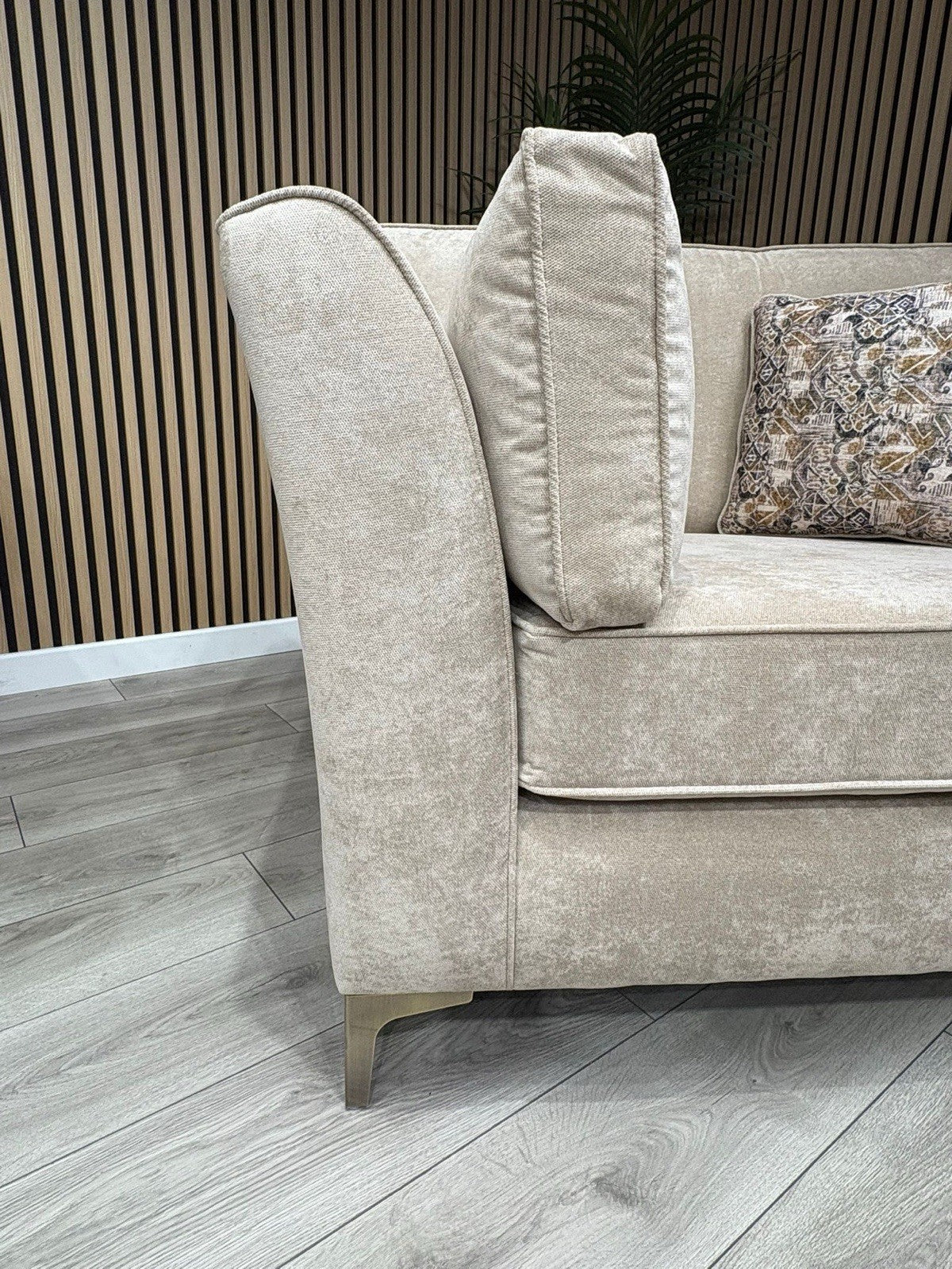 Furniture Village SASHA Fabric 4 Seater Sofa + Large Cuddle Armchair - RRP £3490