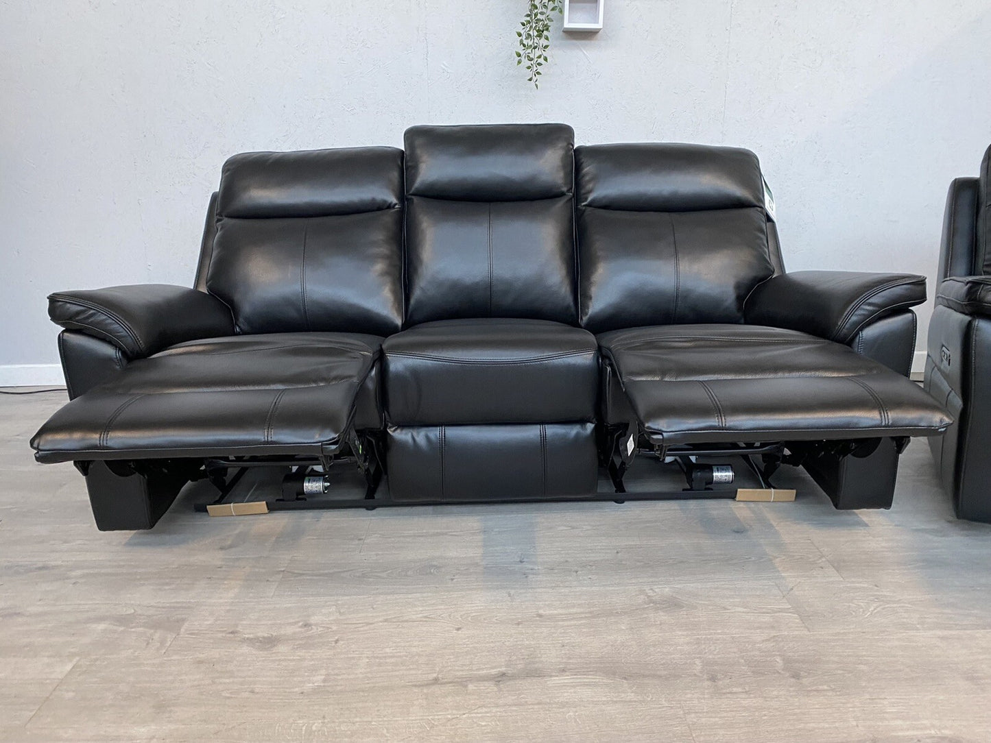 DFS - New Navona Leather 3 + 2 Seater Power Recliner Sofa Set - RRP £3,898