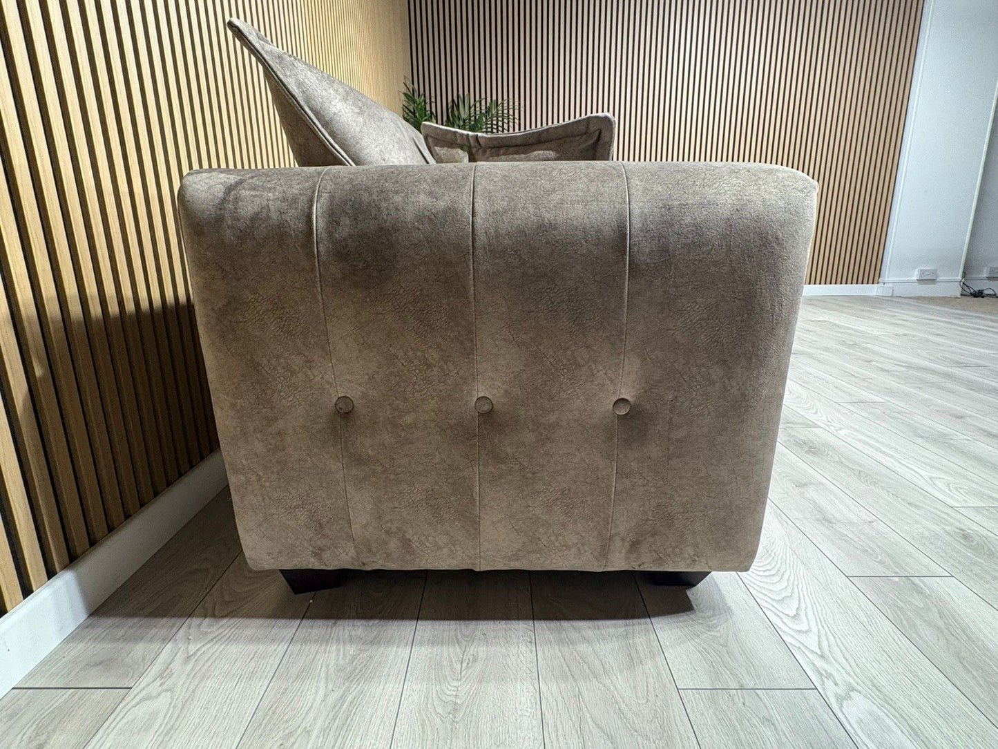 DFS - CHERISHED Style 3 Seater Sofa + Swivel Armchair, Formal Back - RRP £2,248