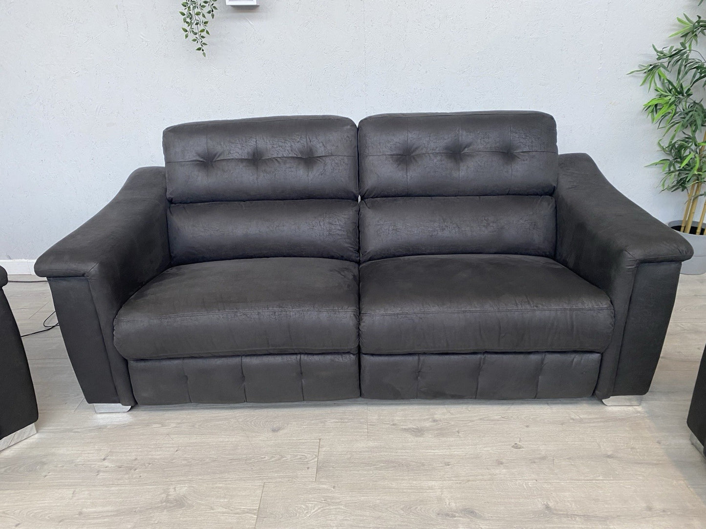 DFS - La-Z-Boy NEW HOLLYWOOD Fabric 3 + 2 Seater Sofas + Cuddler Armchair, Power