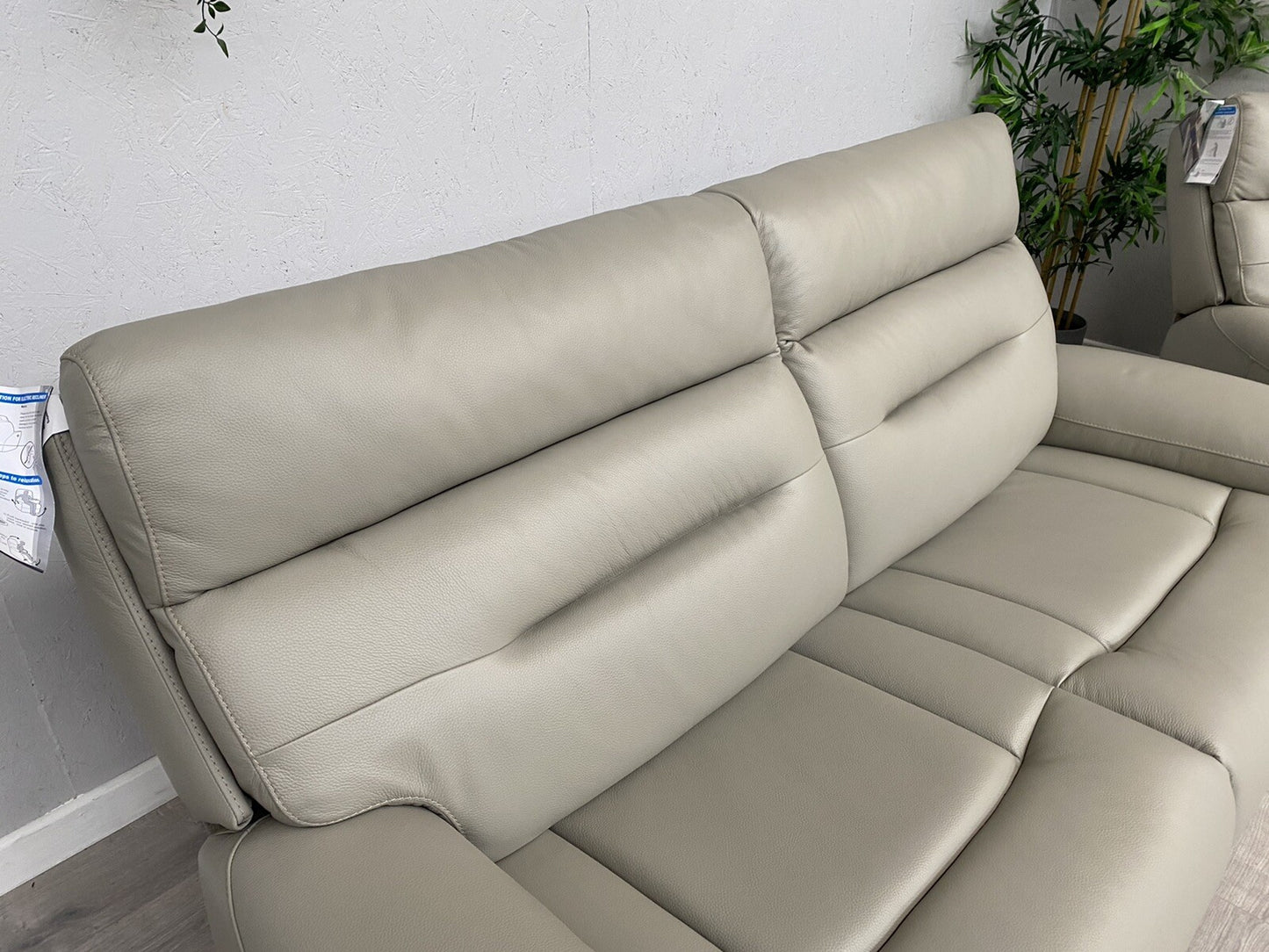 Furniture Village CINEMAX Leather 3 Seater Sofa + Armchair - RRP £2,890