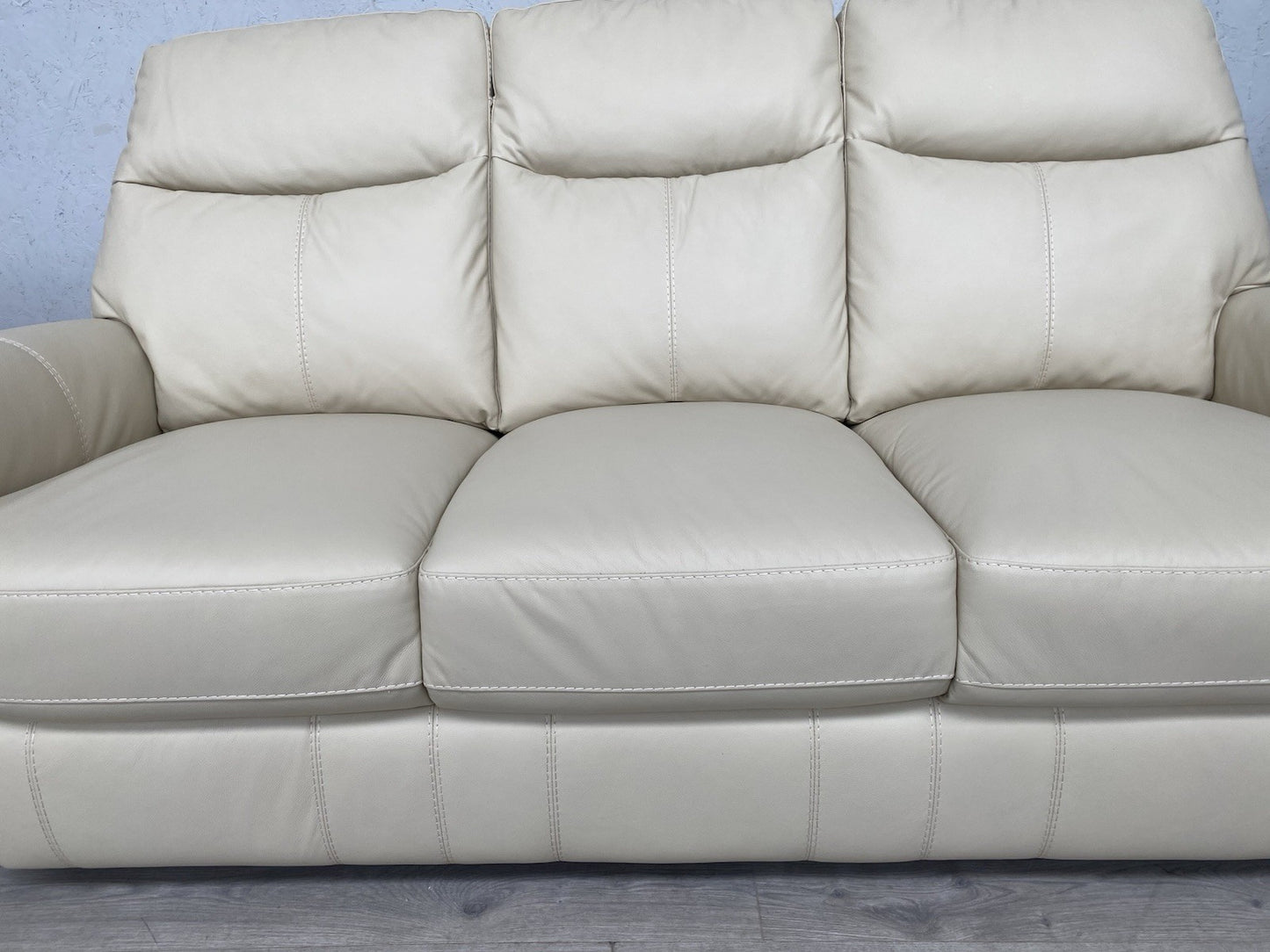 Furniture Village LILLE Leather Compact 3 Seat Sofa + 2 x Armchairs - RRP £3,185
