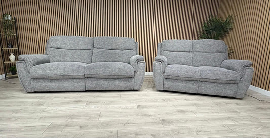 SCS Ashton Fabric Power Recliner 3 + 2 Seater Sofa Set - RRP £2998