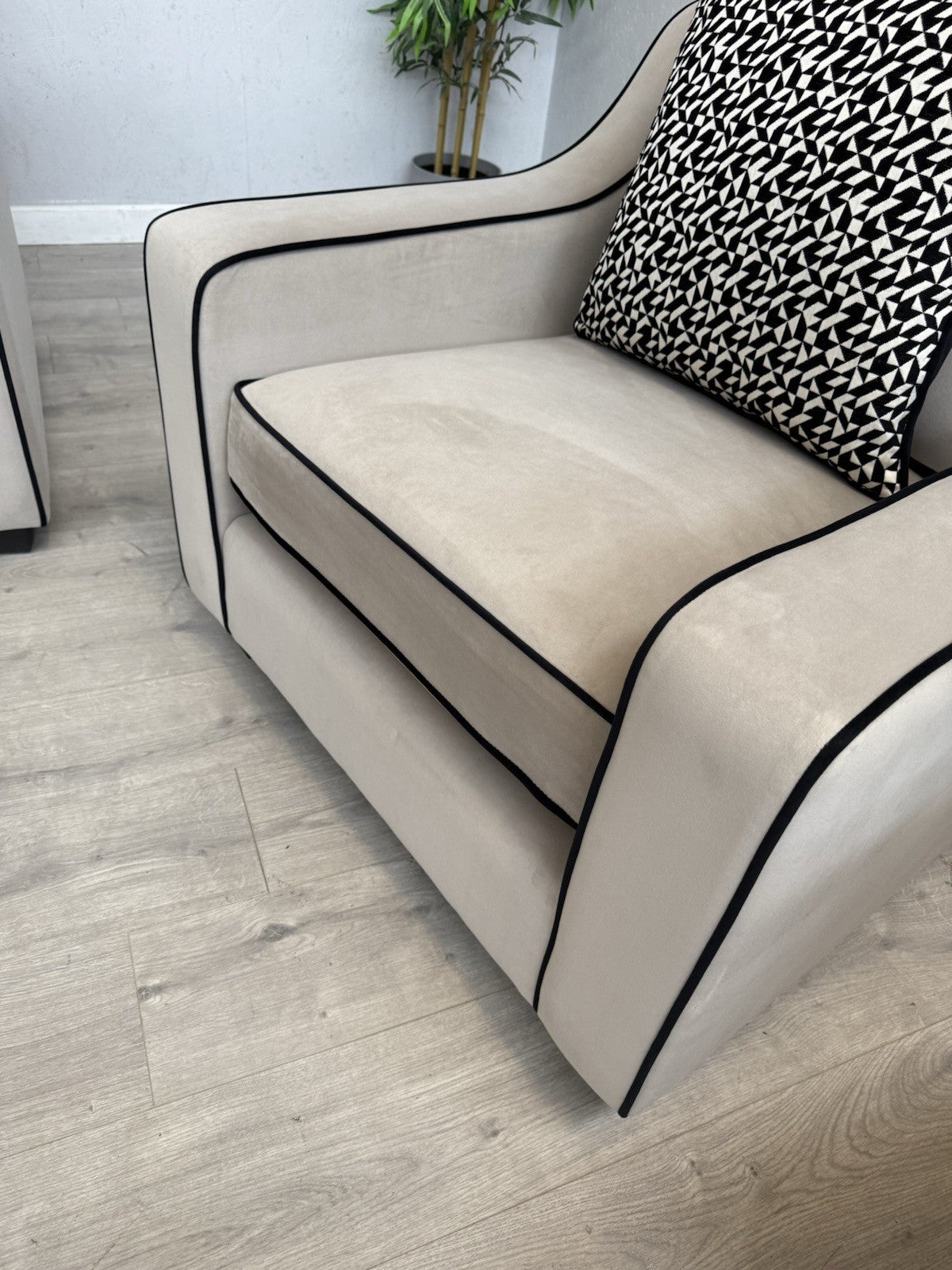 Furniture Village CELINE Fabric 3 Seater Sofa + 2 x Armchairs - RRP £5,685