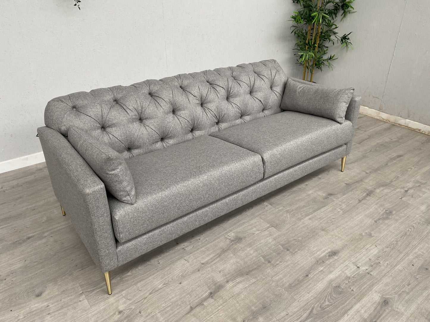 John Lewis - SWOON MENDEL Large 3 Seater Sofa, Cinder Wool Grey - RRP £1,699