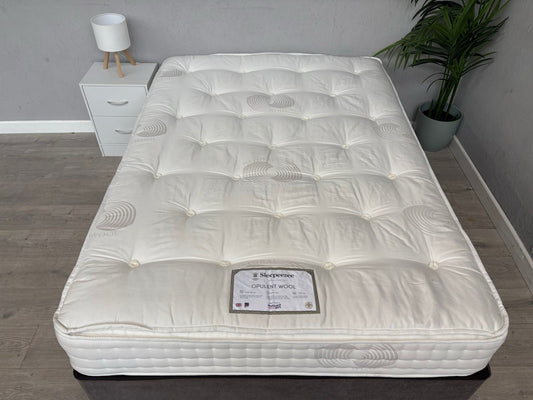 Sleepeezee Opulent Wool Pocket Pillow Top 4ft 6 Double Mattress - RRP £499
